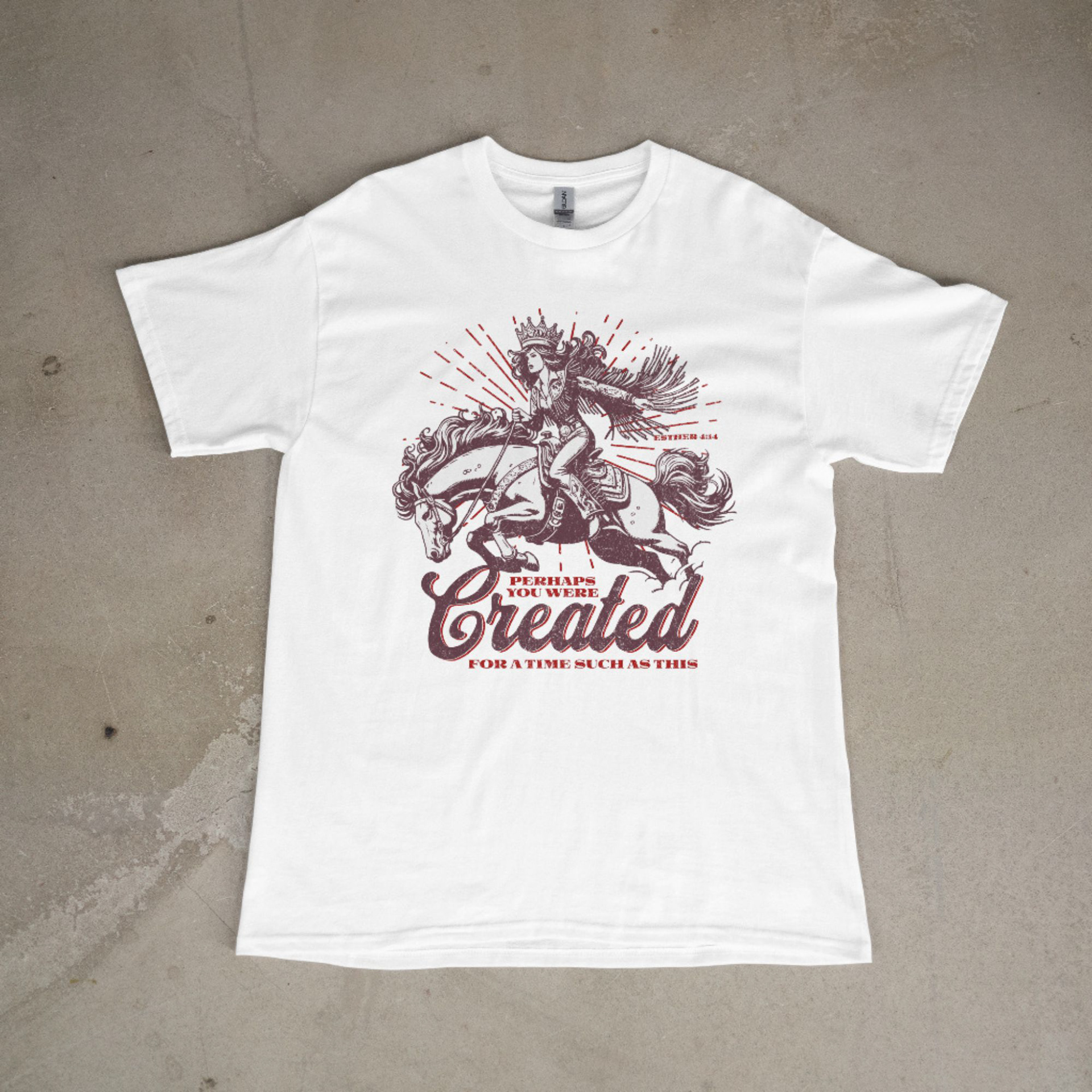 Esther 4:14 cowgirl Christian t-shirt