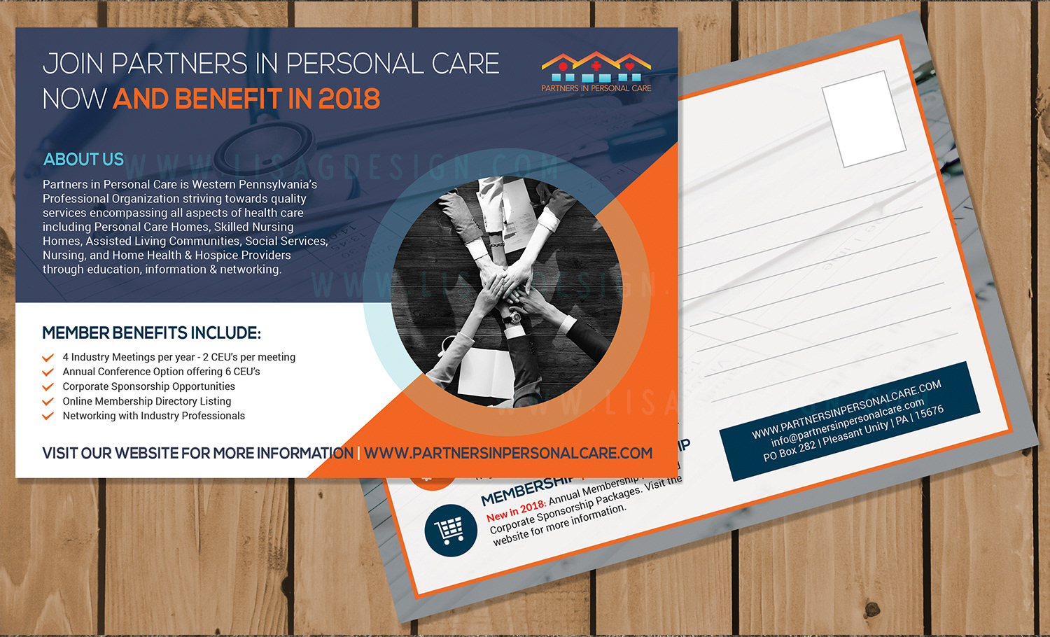 Direct Mail Post Card Design