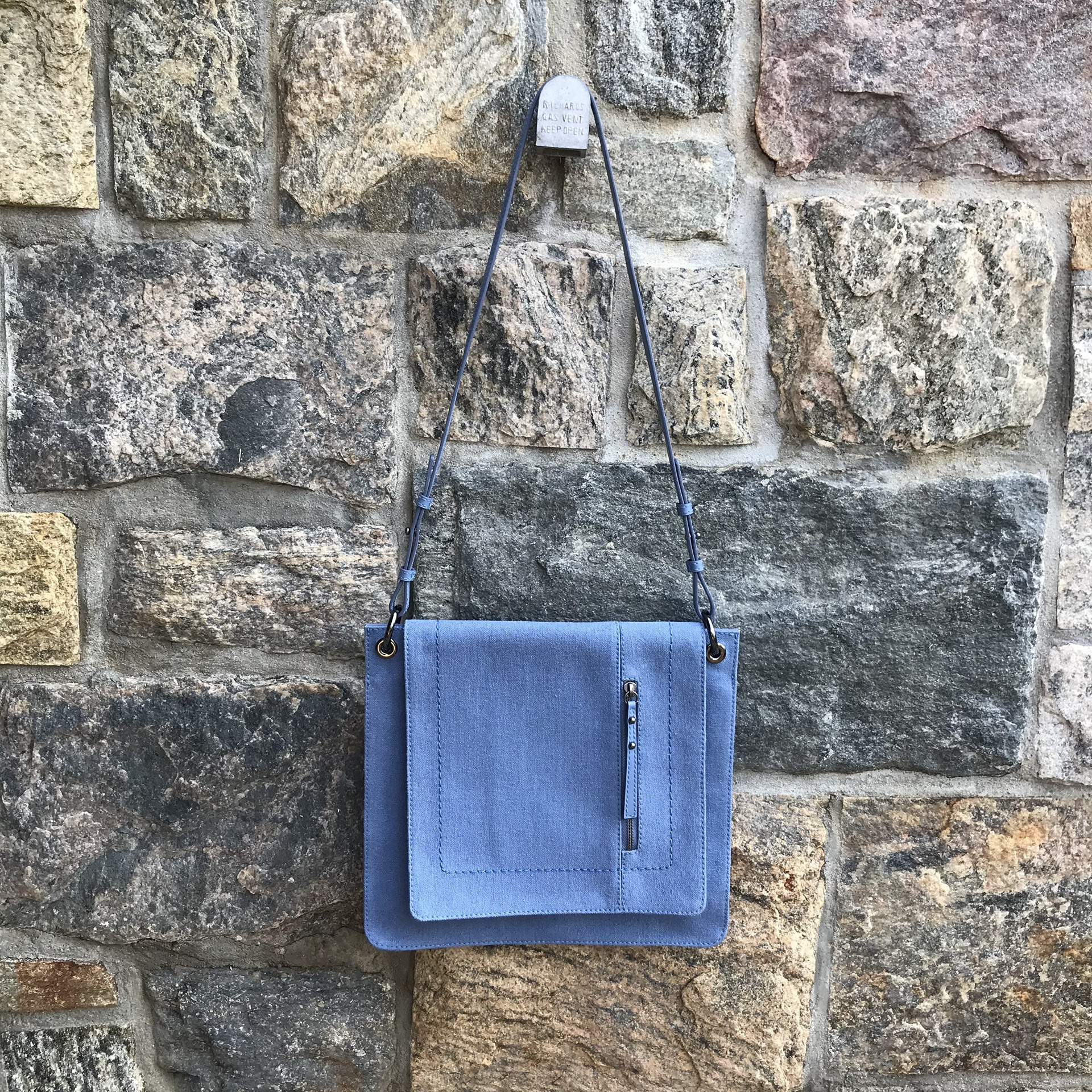 front with crossbody strap