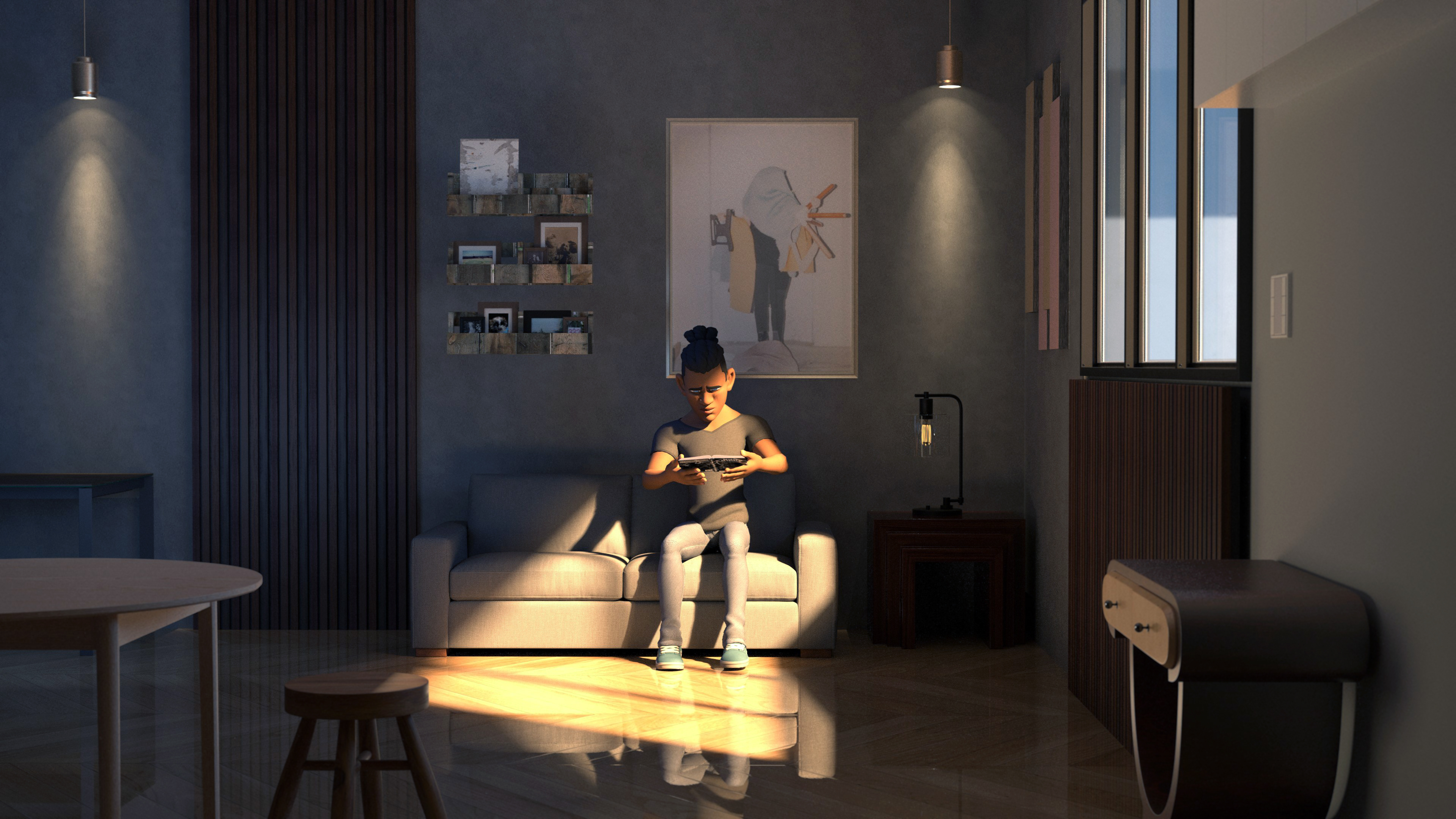 Scene Assembly, Lighting, Compositing | Maya, VRay, Nuke