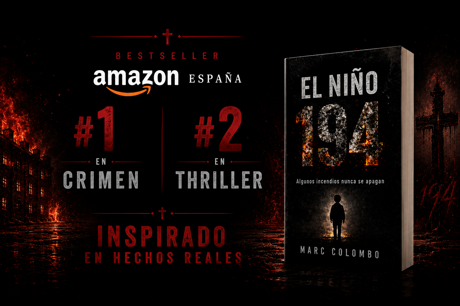 EL NIÑO 194 Los más vendidos Bestseller Amazon España 1 CRIMEN, 2 THRILLER, 2 SUSPENSE