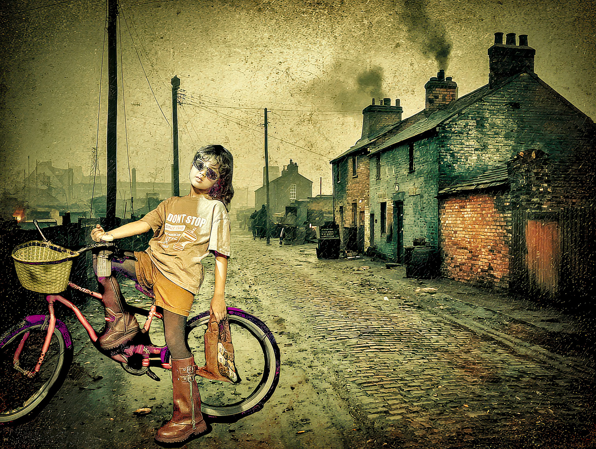back street in Birmingham England late 19th century, gritty, grunge, smoldering --chaos 10 --ar 4:3 --stylize 250 --v 7 Job ID: 86fcffd1-d4e3-43cf-9bca-a44b68de2165