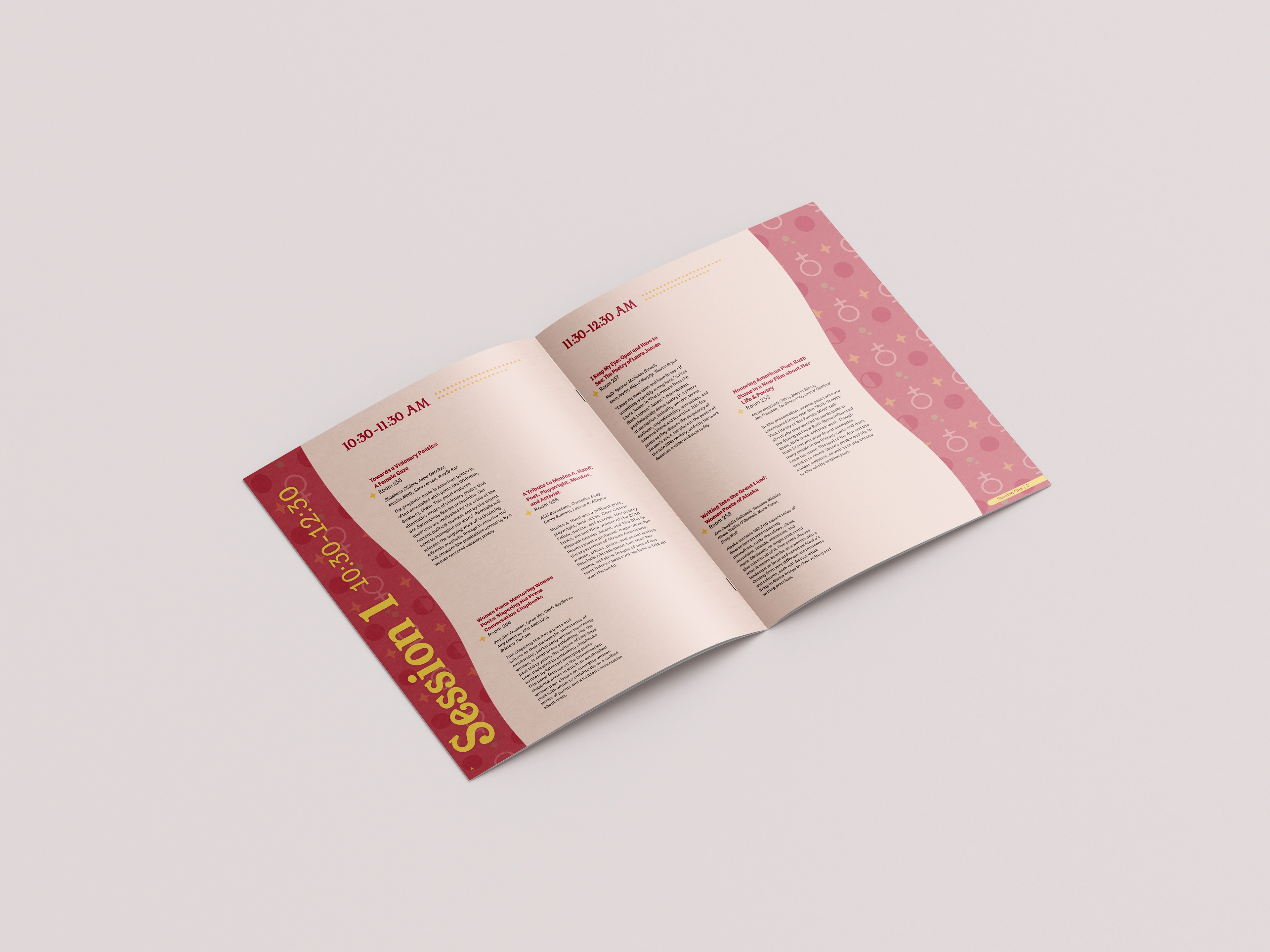 Session One, Session Two is styled in the same manner