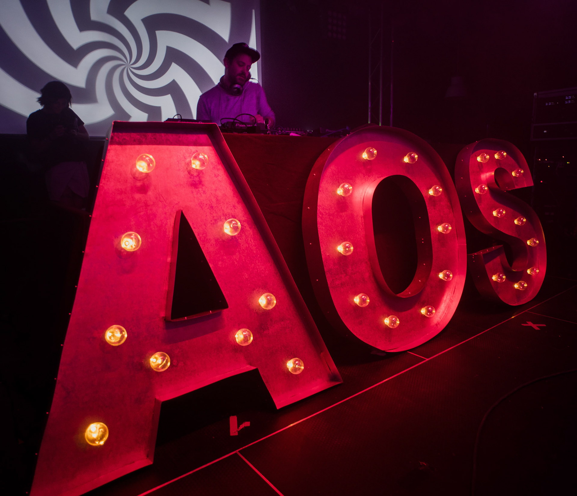 Handmade Circus Letters at Art of Sound event at Slaktkyrkan, Stockholm, 2018. Co lab with Jonas Karlsson