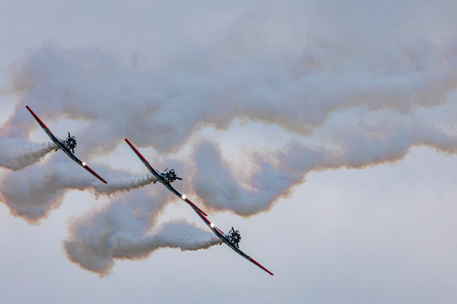 The TItan Acrobatic Team at the 2024 Dayton Air Show