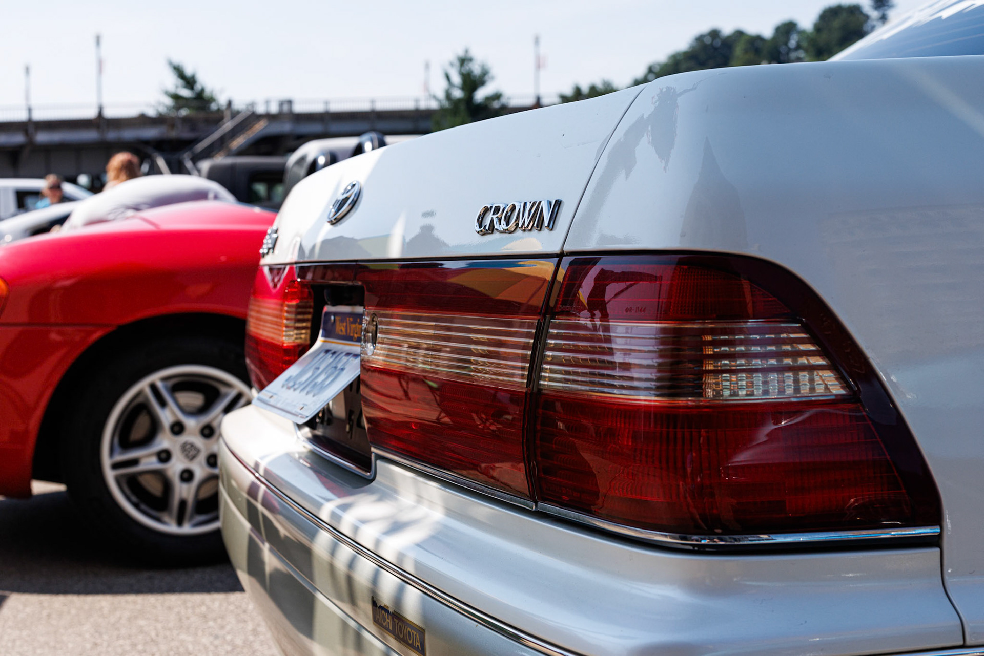 Imported Toyota Crown. Right hand drive. Really cool to see.