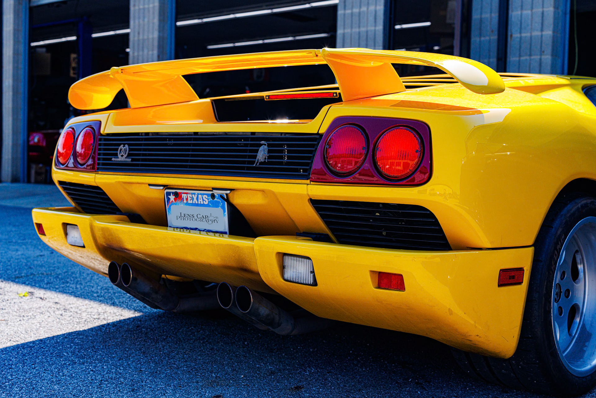 Clean Lamborghini Diablo 30th Anniversary edition. Seen at Evan's Automotive in Columbus.