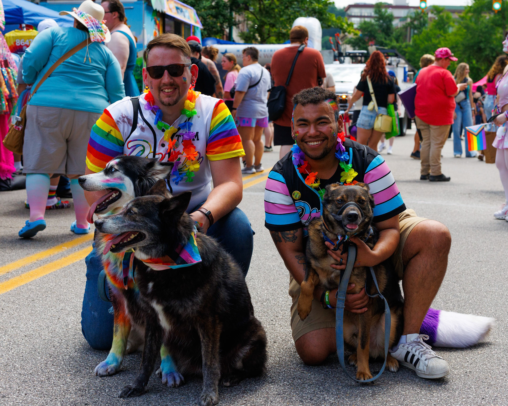 Charleston Pride 2025, super cute dogs