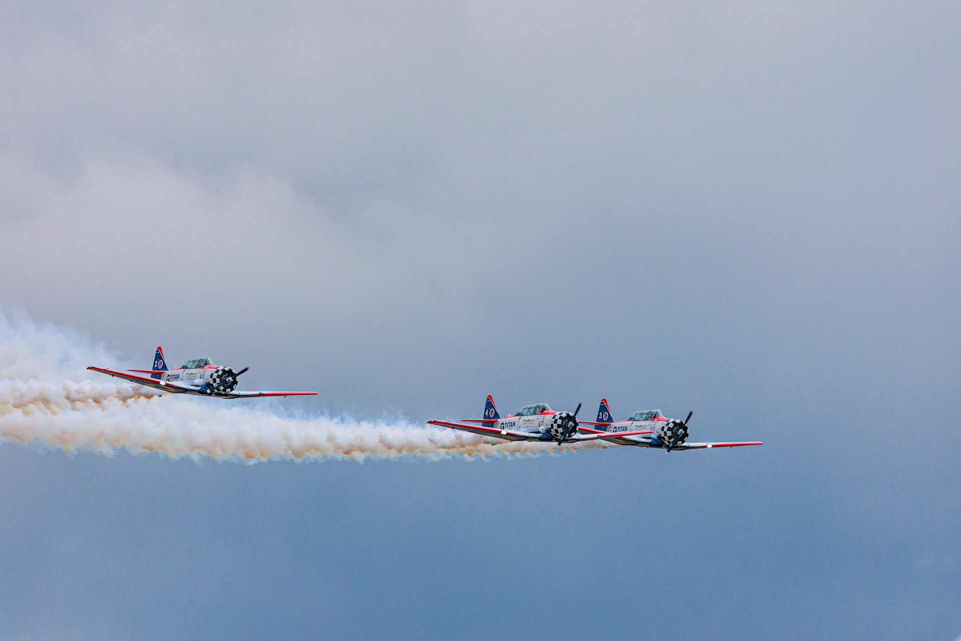 The TItan Acrobatic Team at the 2024 Dayton Air Show