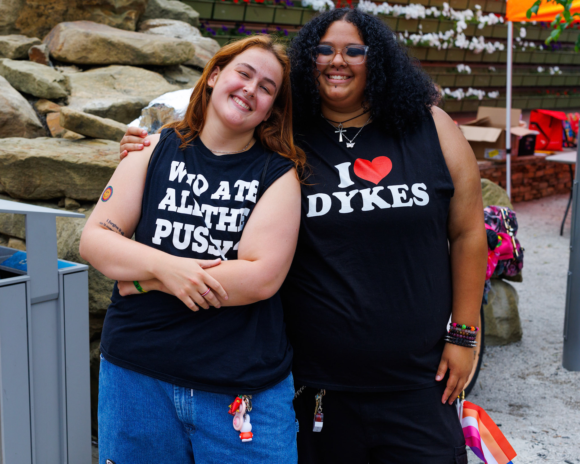 Charleston Pride 2025 Attendees. Loved the shirts