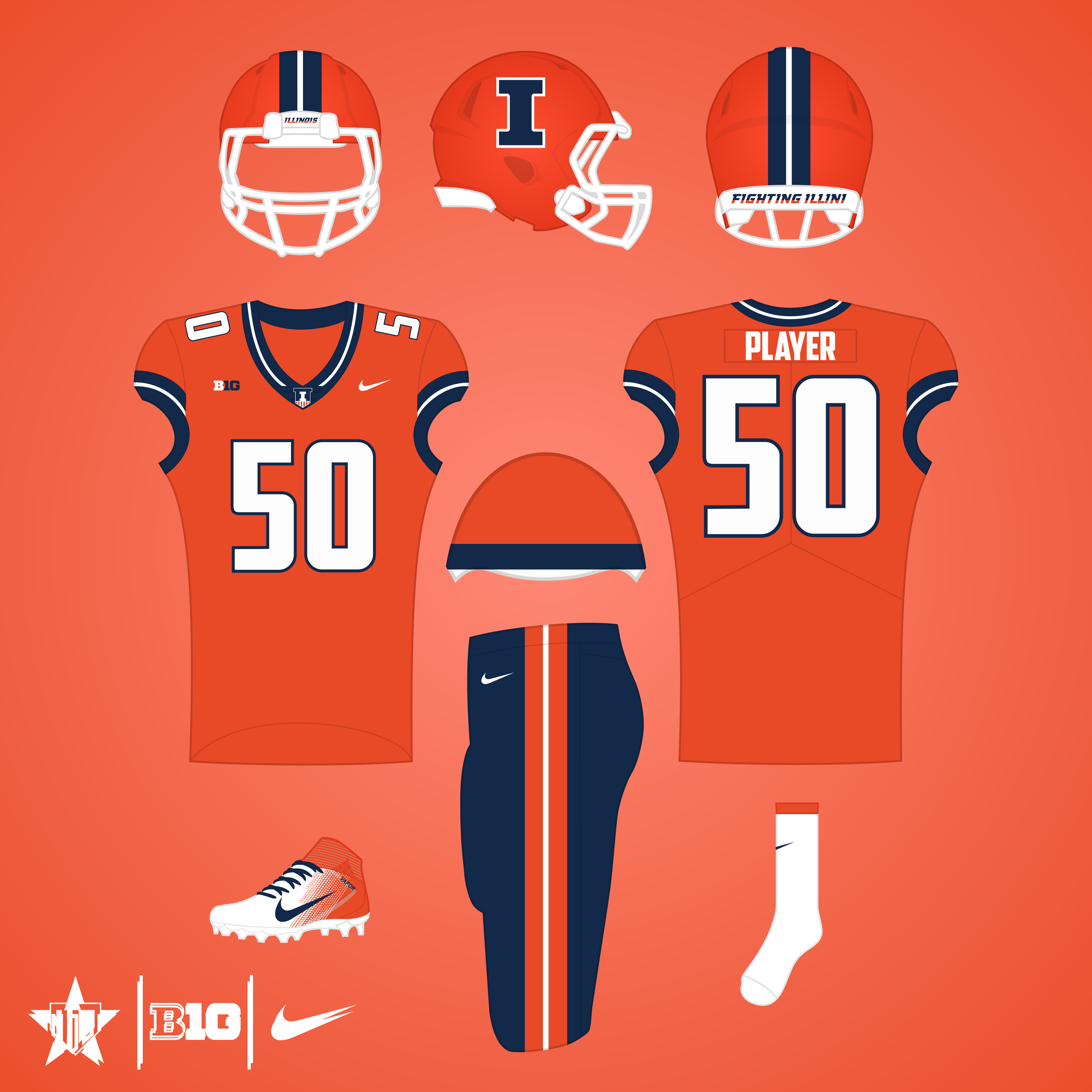 Illinois Fighting Illini Alternate 1