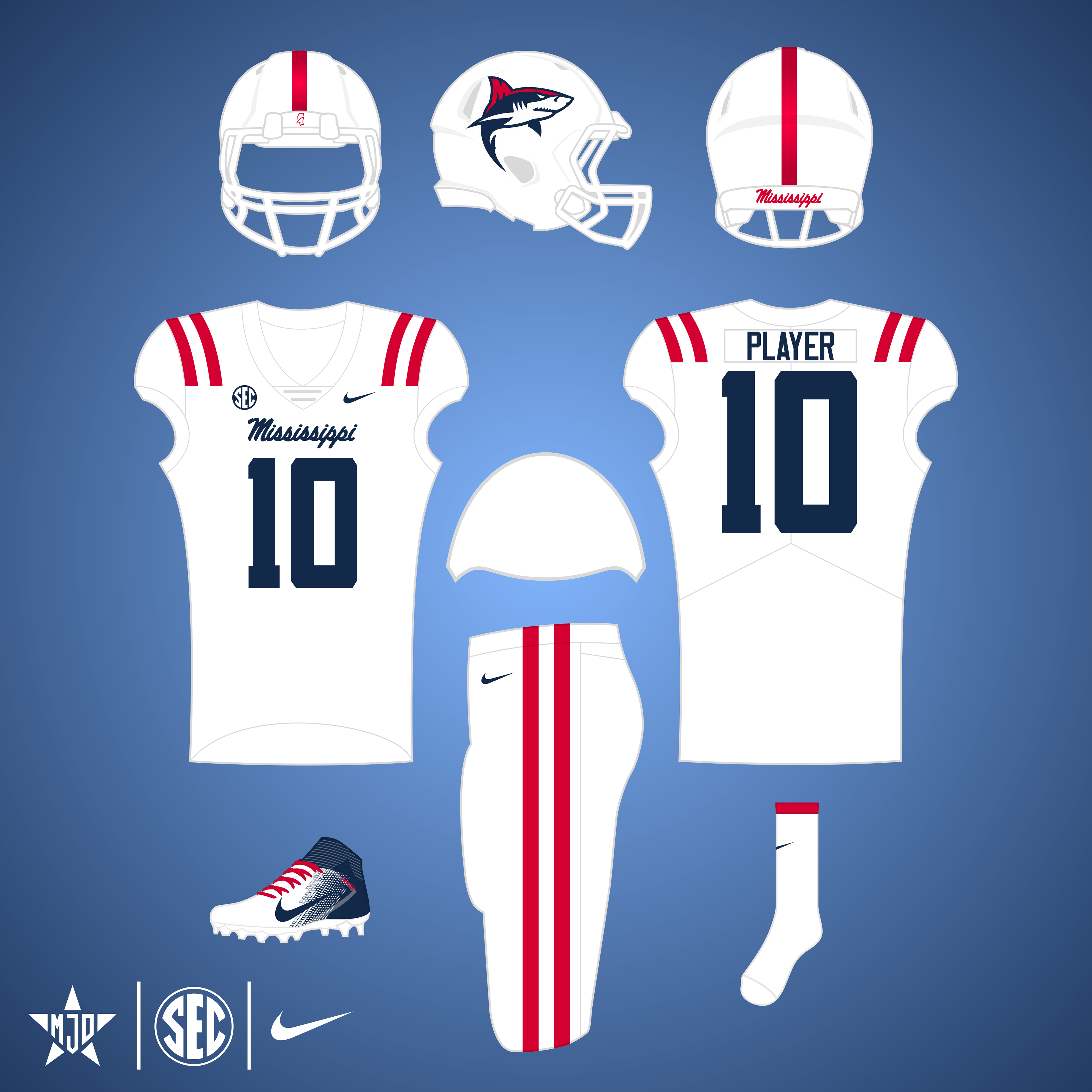 Mississippi Landsharks Away