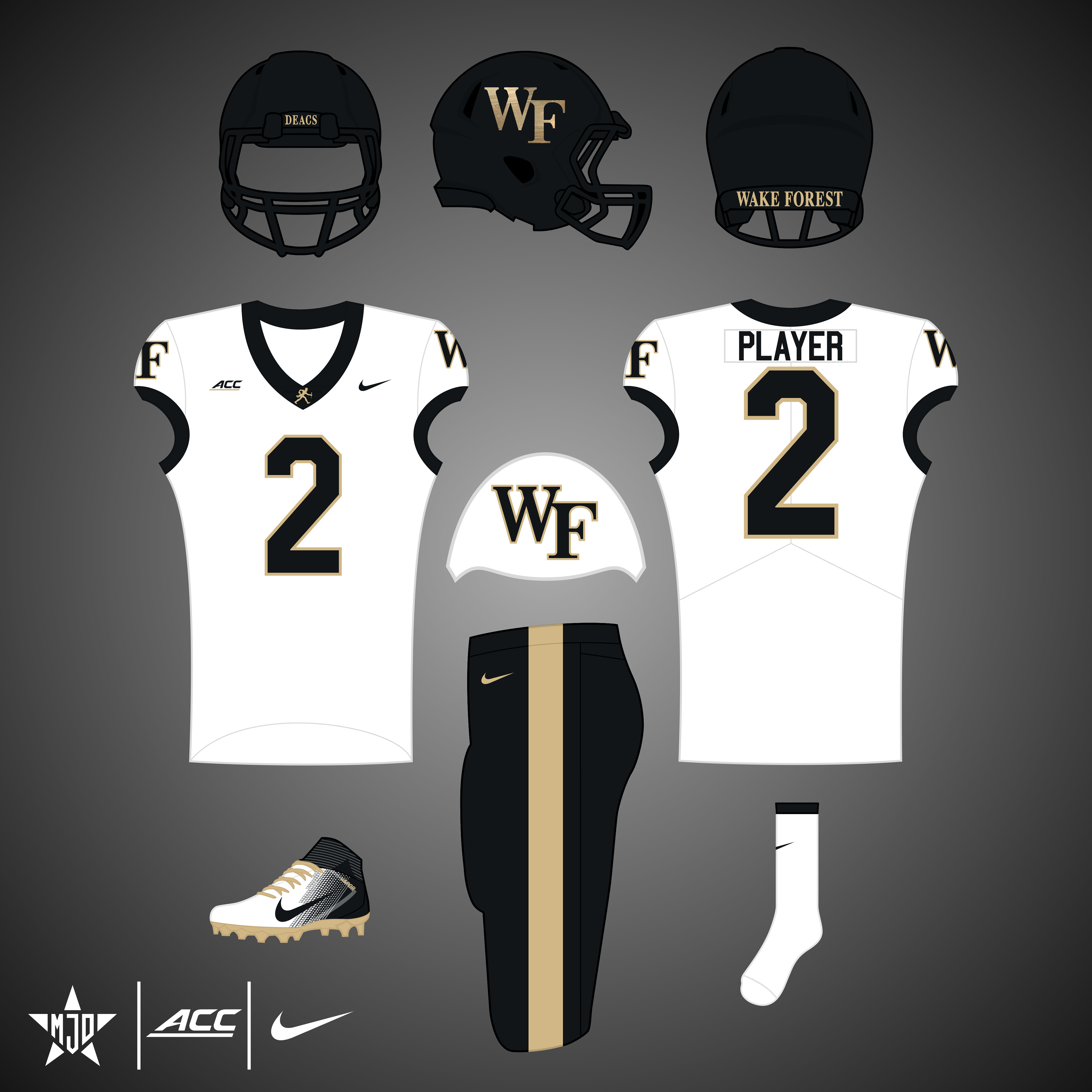Wake Forest Demon Deacons Away