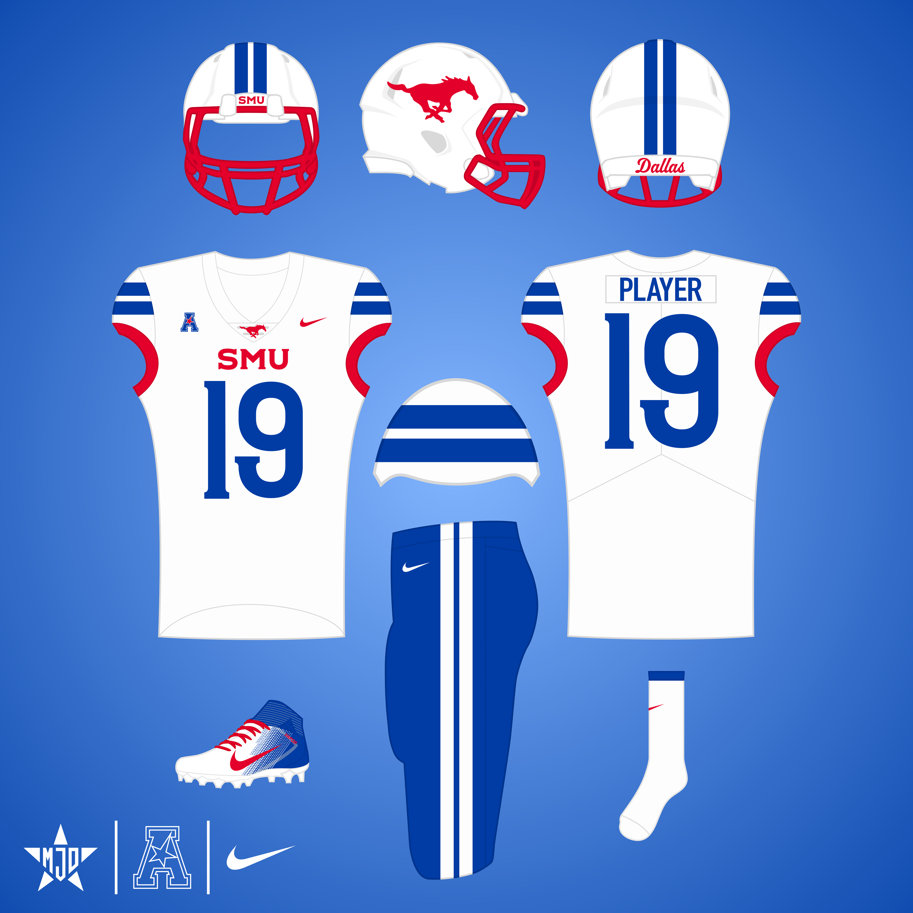 SMU Mustangs Away