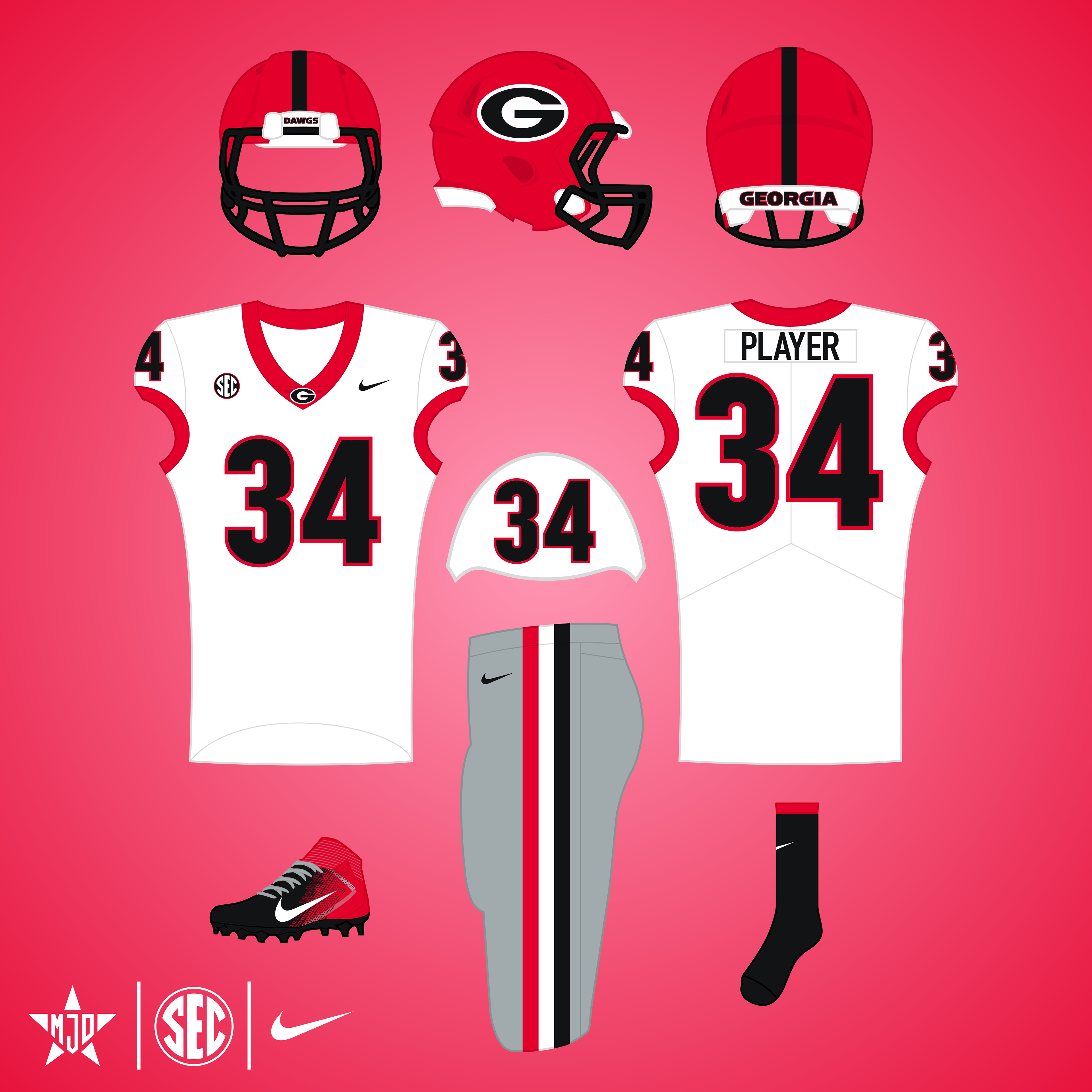 Georgia Bulldogs Away