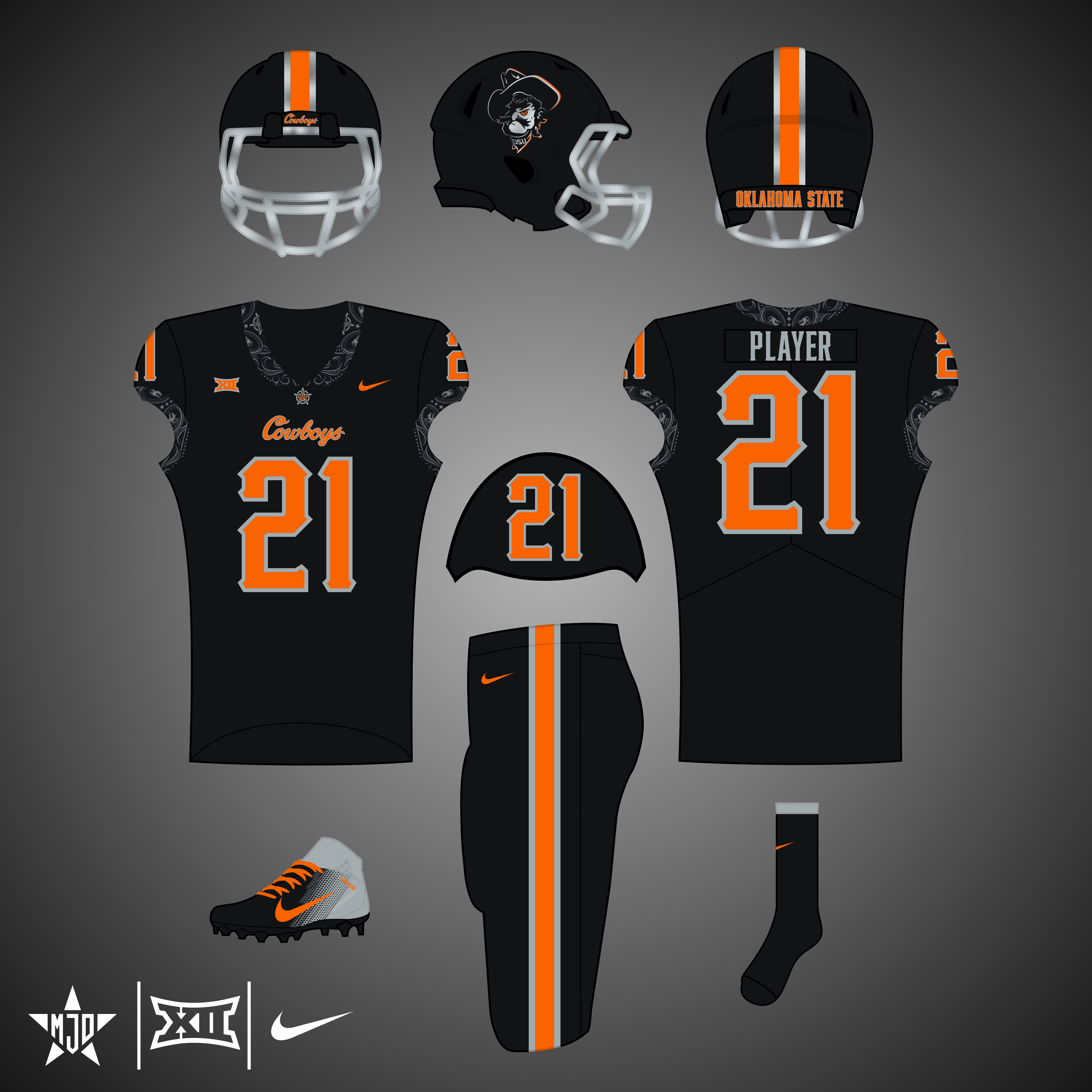 Oklahoma State Cowboys Alternate 1