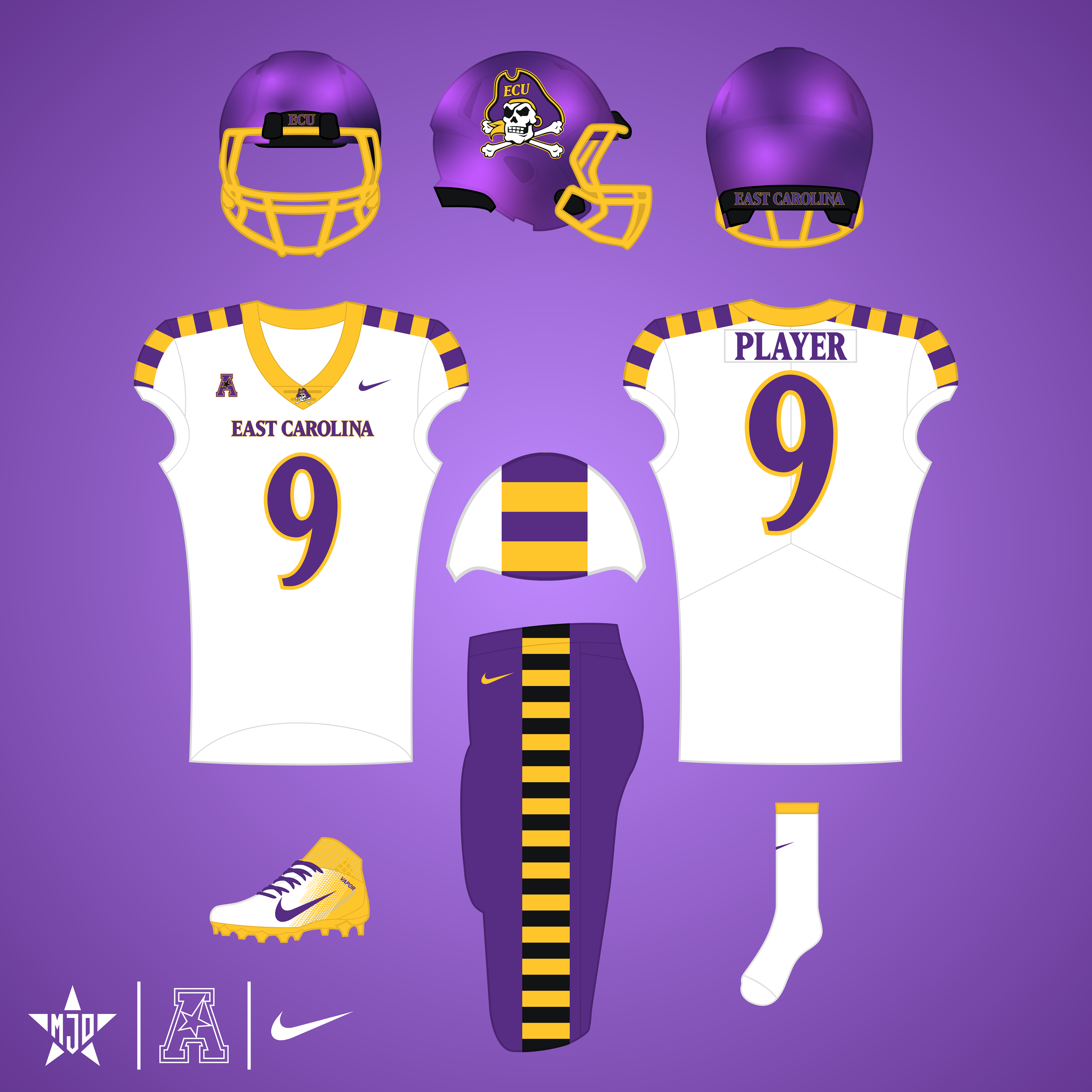 East Carolina Pirates Away