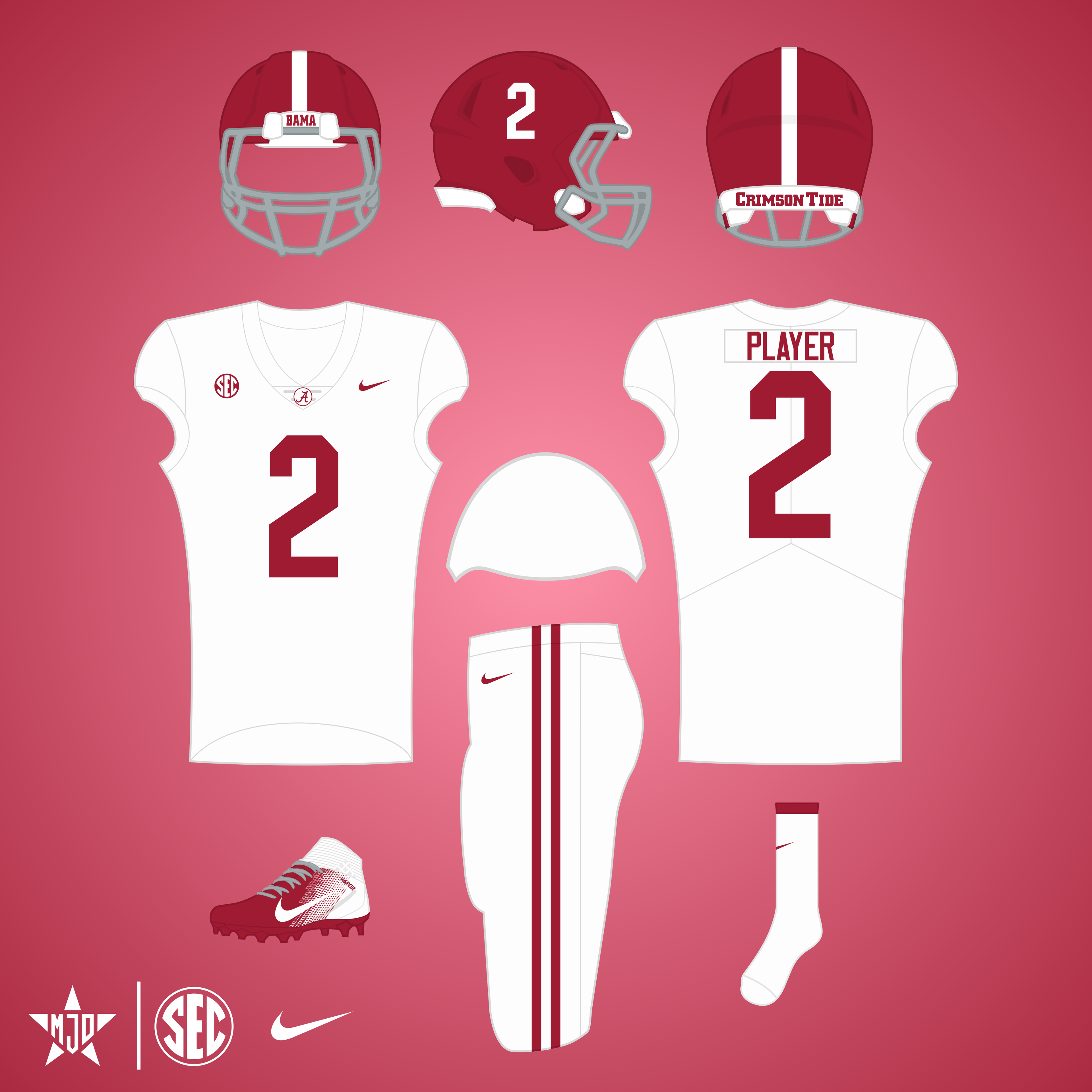 Alabama Crimson Tide Away