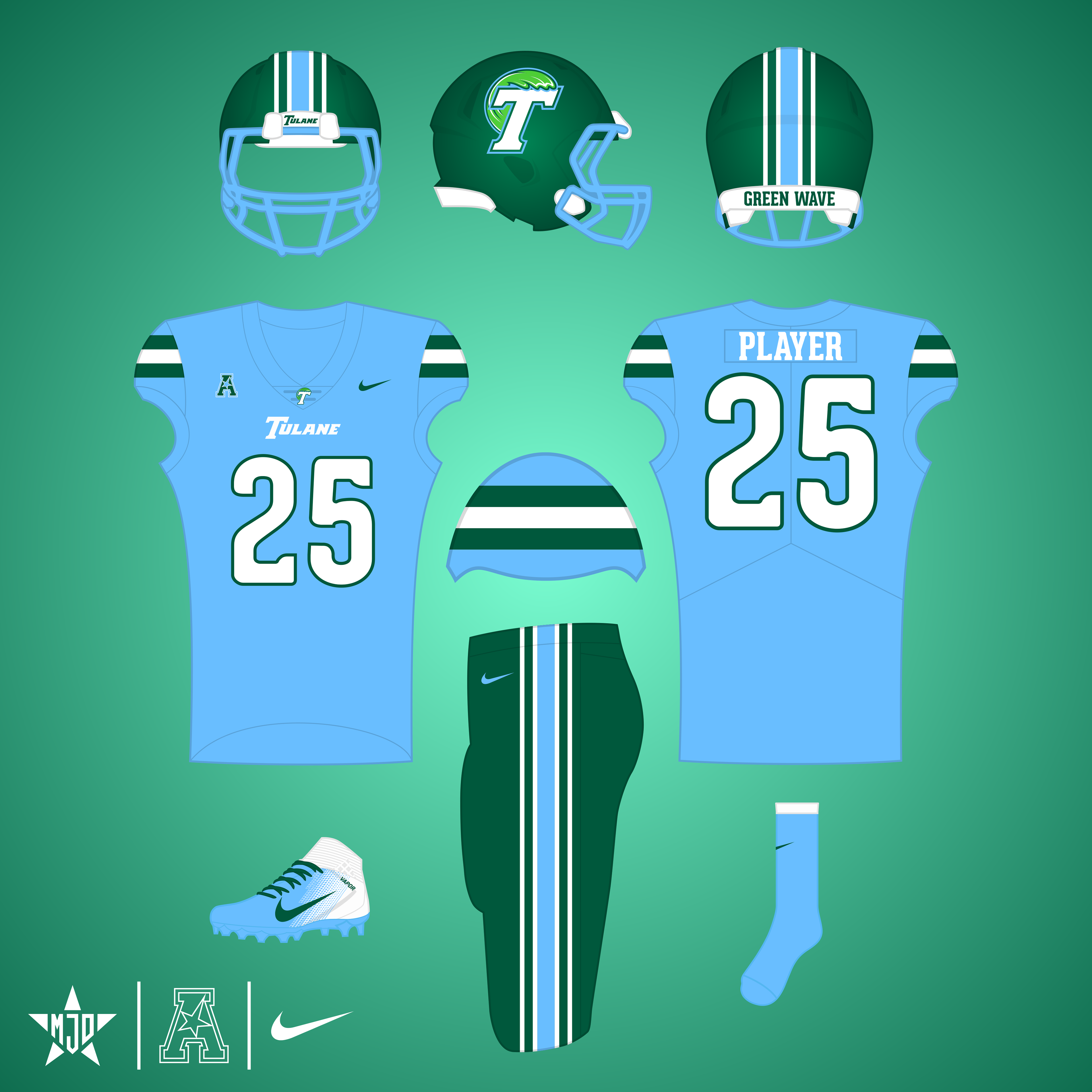 Tulane Green Wave Alternate