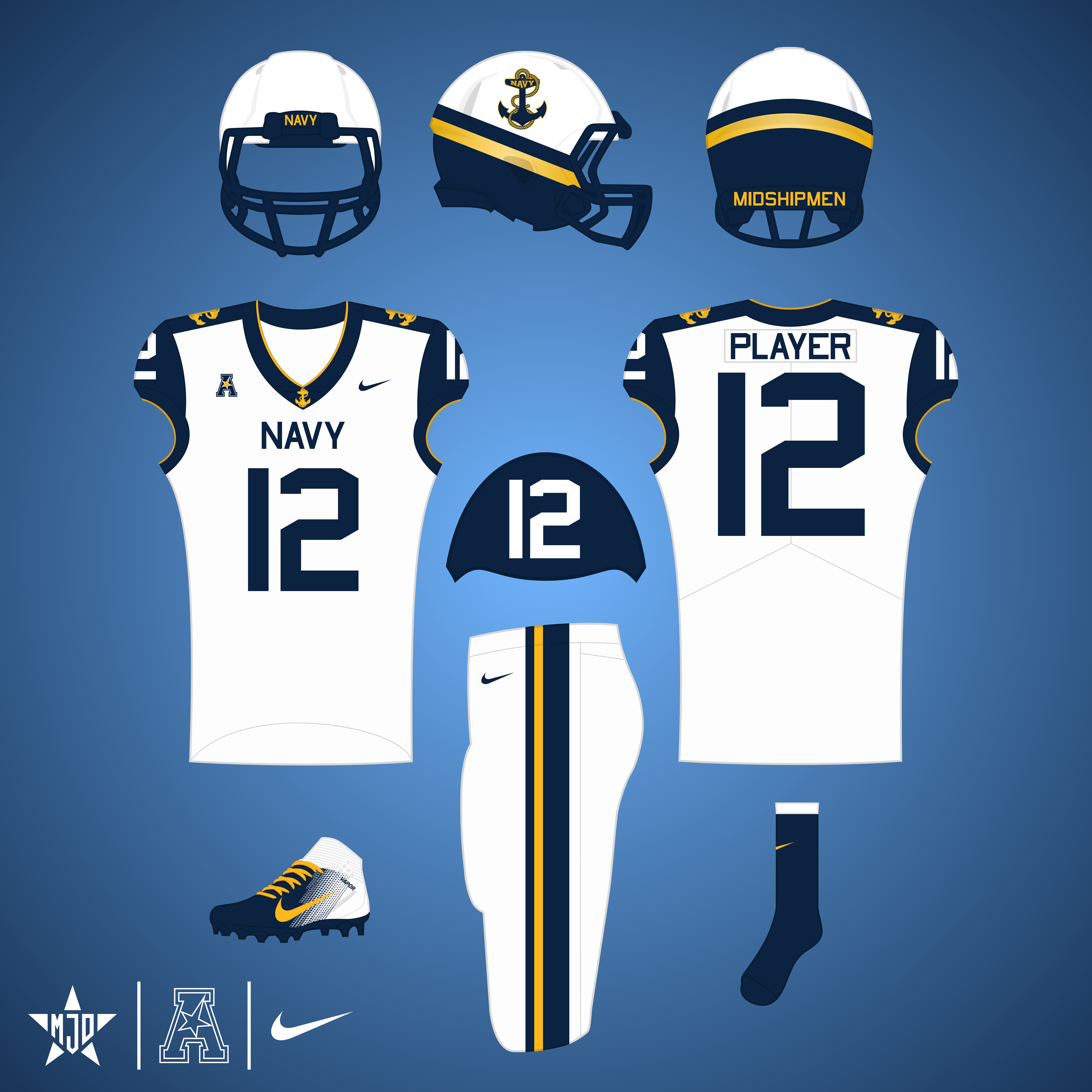 Navy Midshipmen Away
