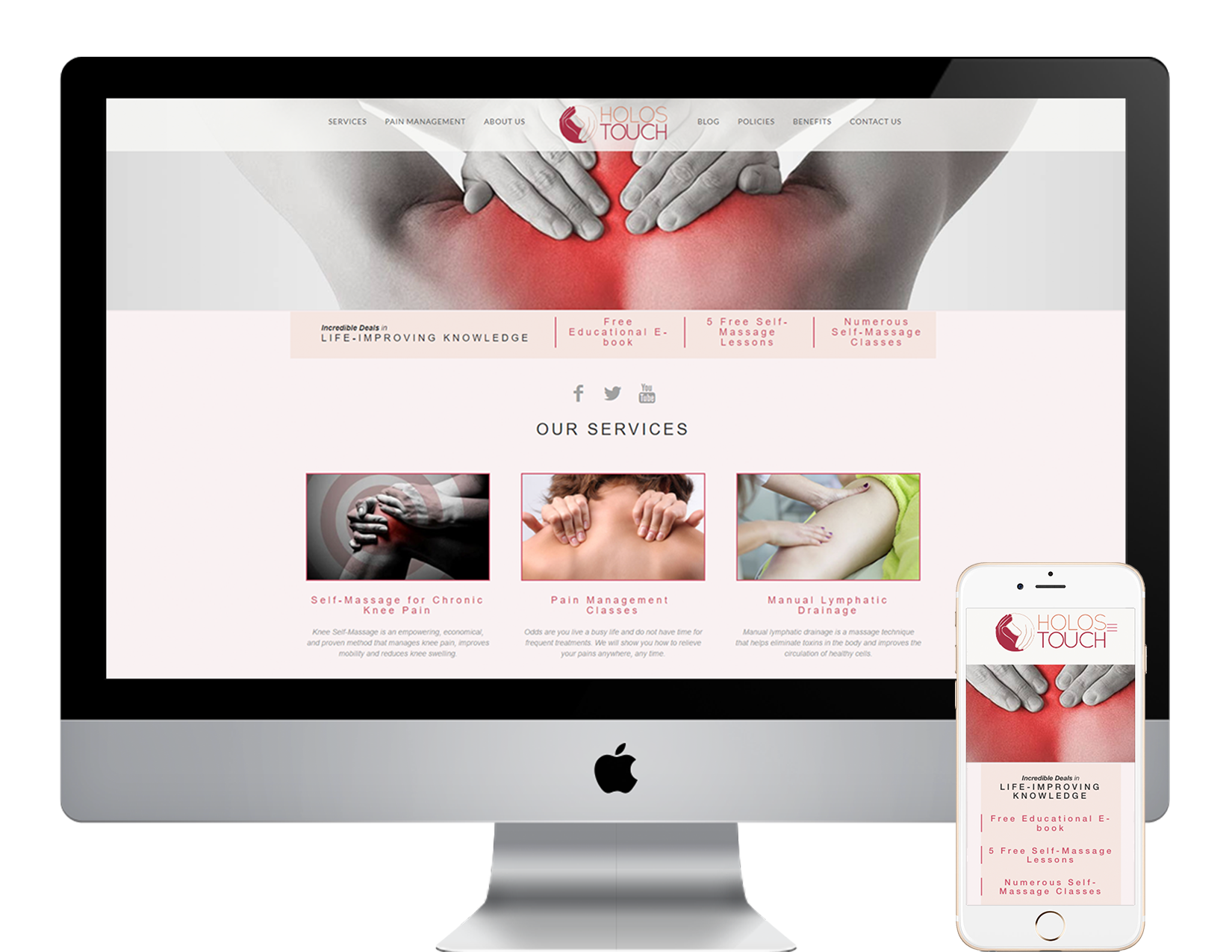 Holos Touch Responsive Website