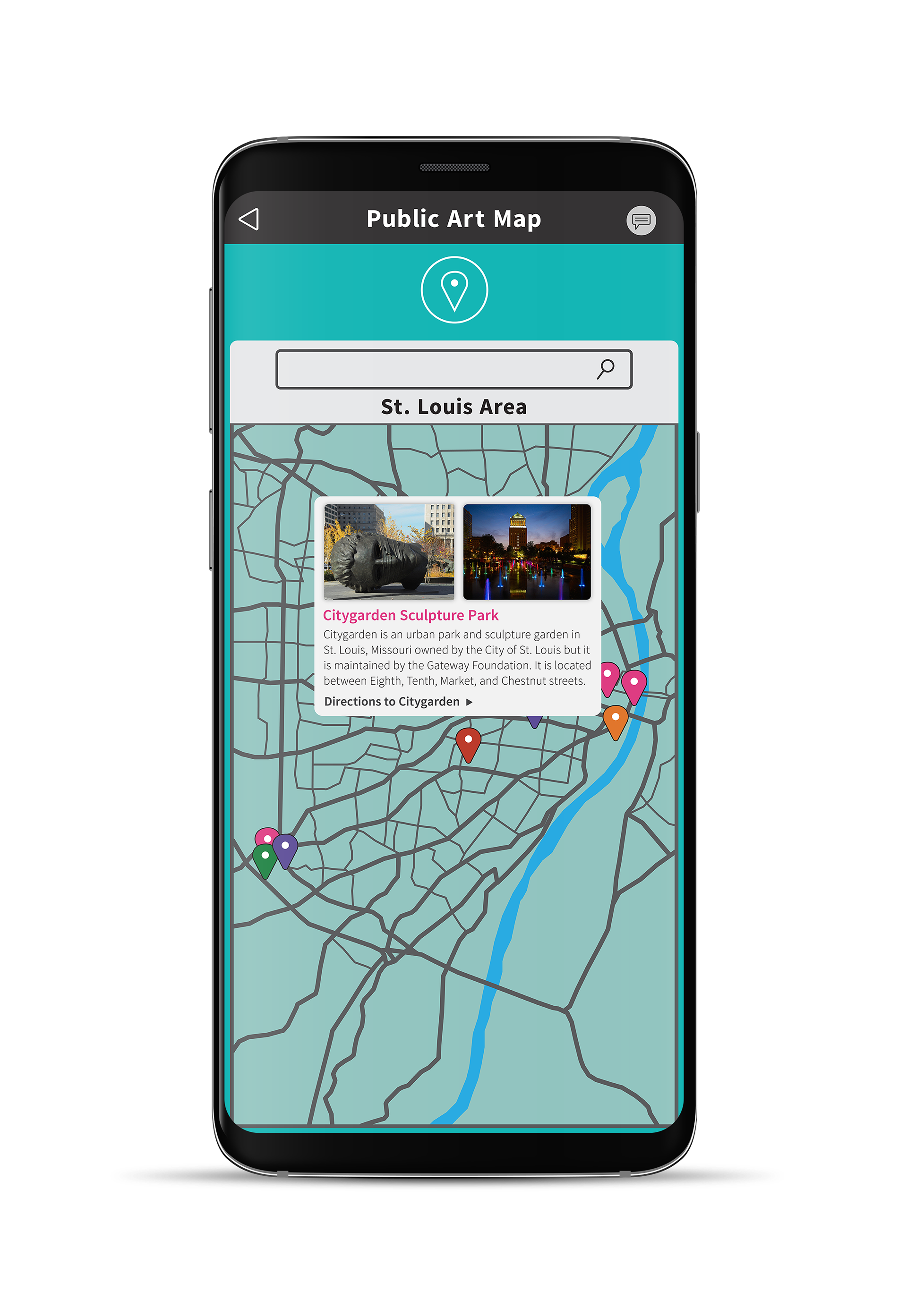 Public Art Search Map
