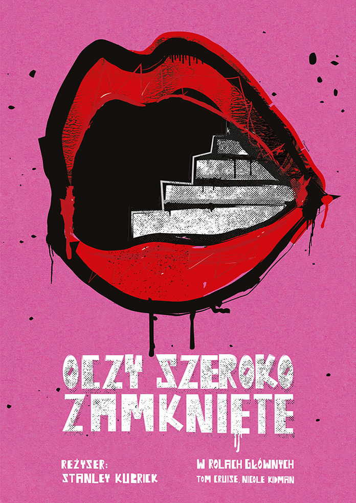 Oczy szeroko zamknięte [brązowy medal na Ecuador Poster BIennale 2022