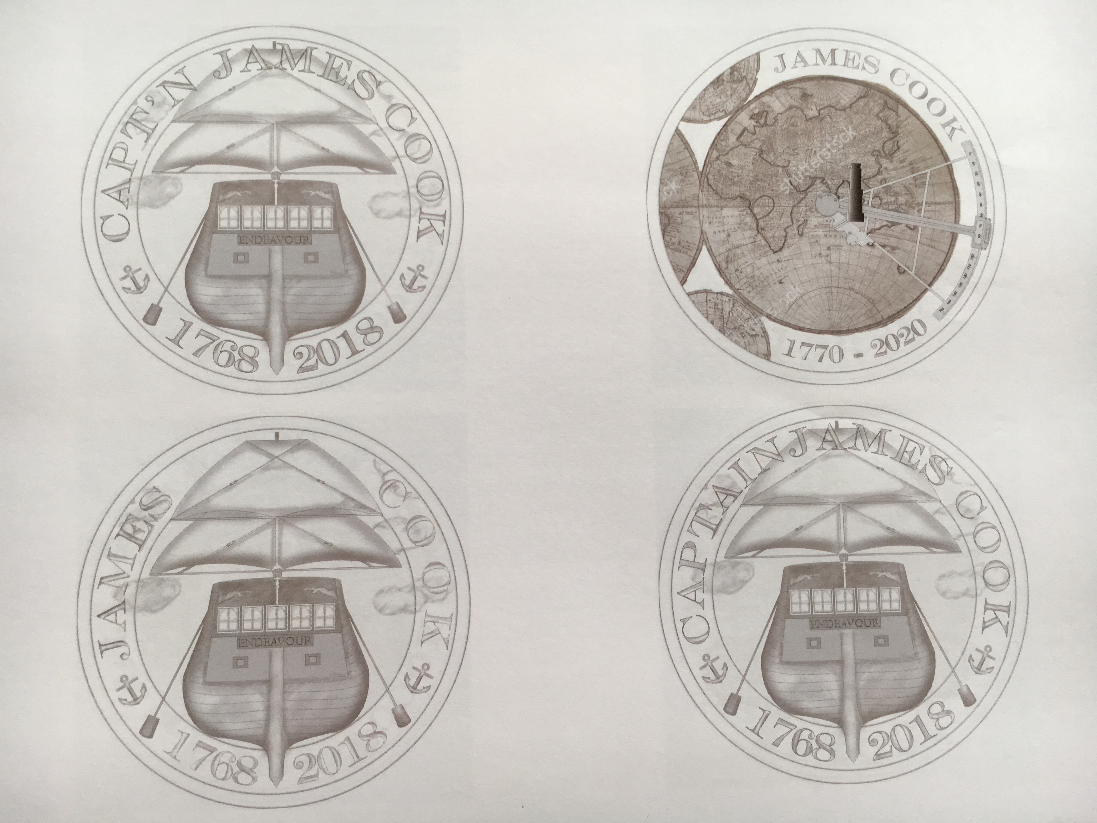 £2 Captain Cook Submission