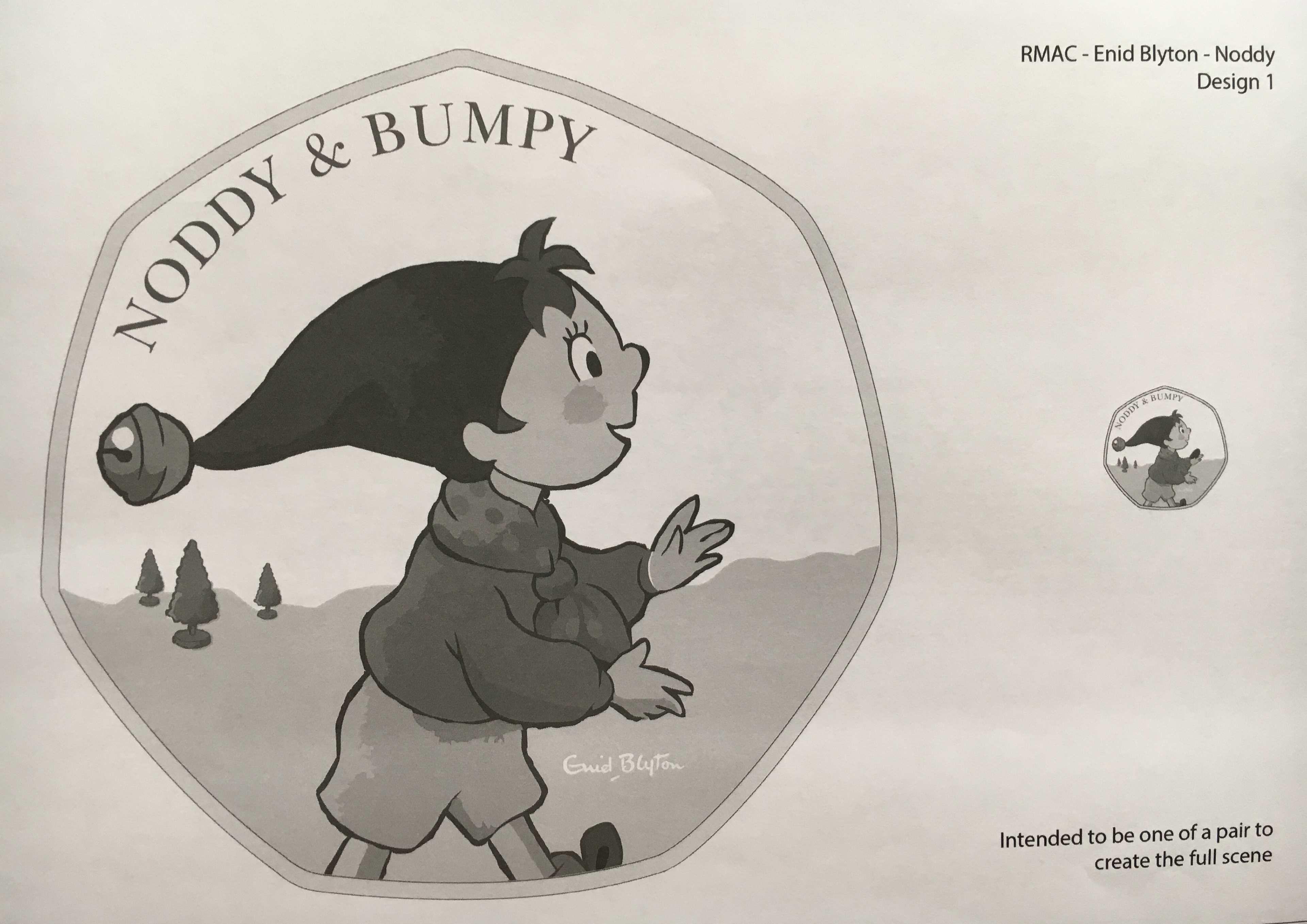 50p Enid Blyton / Noddy Submission