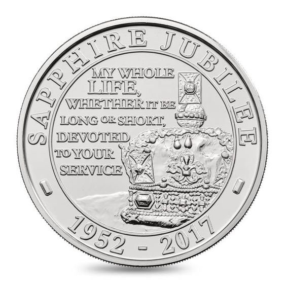 Sapphie Jubiliee Celebration Coin - Designed With Glyn Davies 
