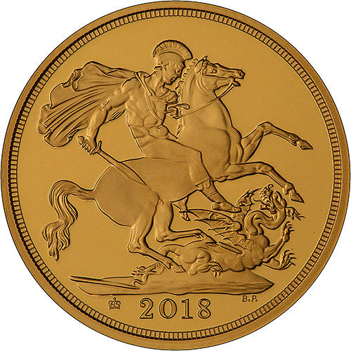 Sovereign 2018 Privy Mint Mark - Gold