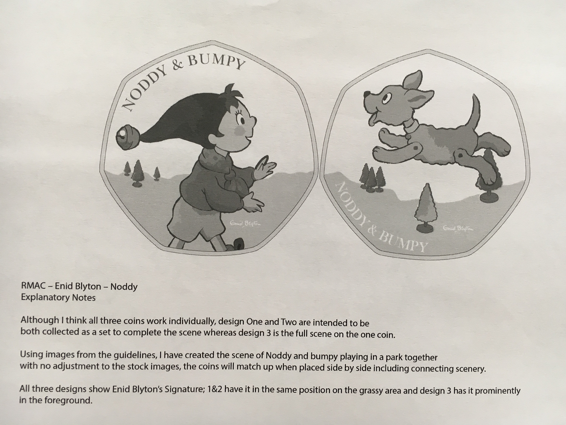 50p Enid Blyton / Noddy Submission