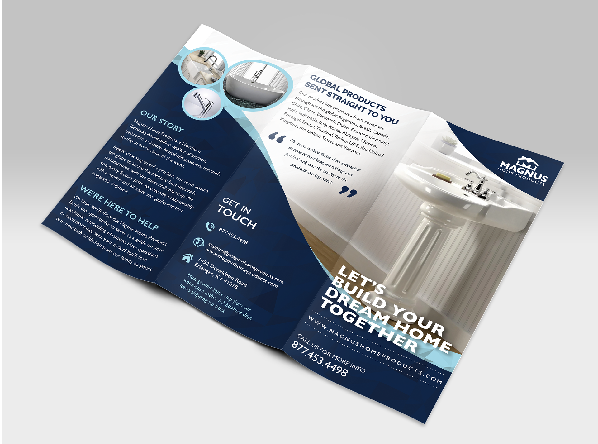 Brochure mockup