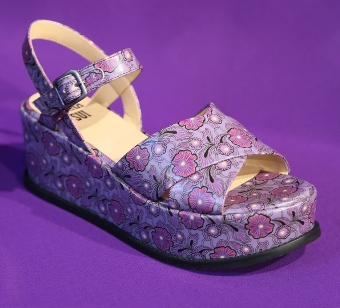 Peri Printed Leather Flatform