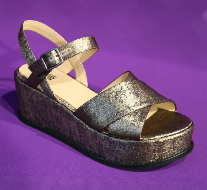 Gold Lame Flatform