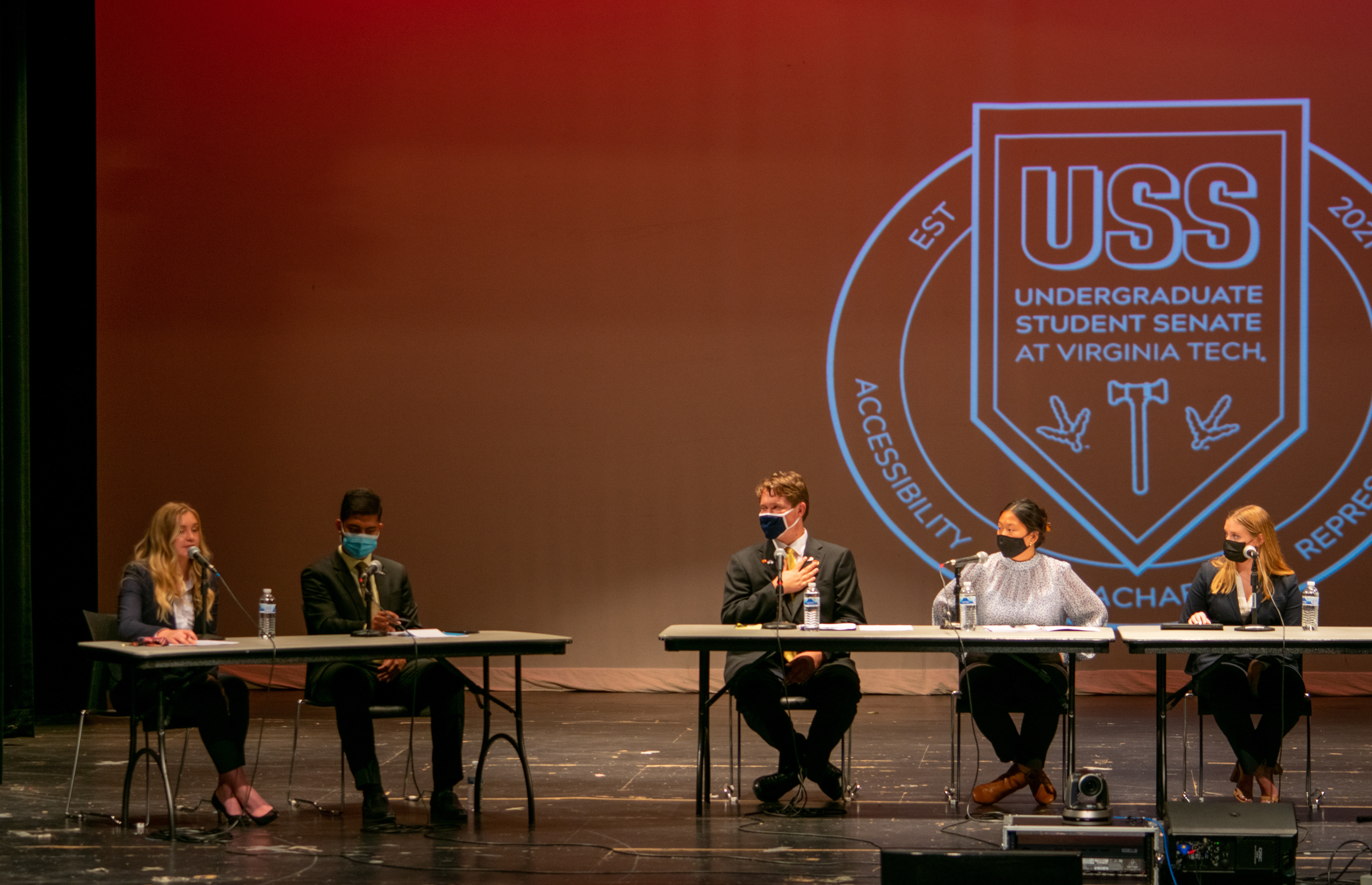 Charlie Sloop, one of two candidates running for the Diversity, Equity, and Inclusion position, shared a similar platform with Ainsley Cragin, the Vice President for Issues and Policy.