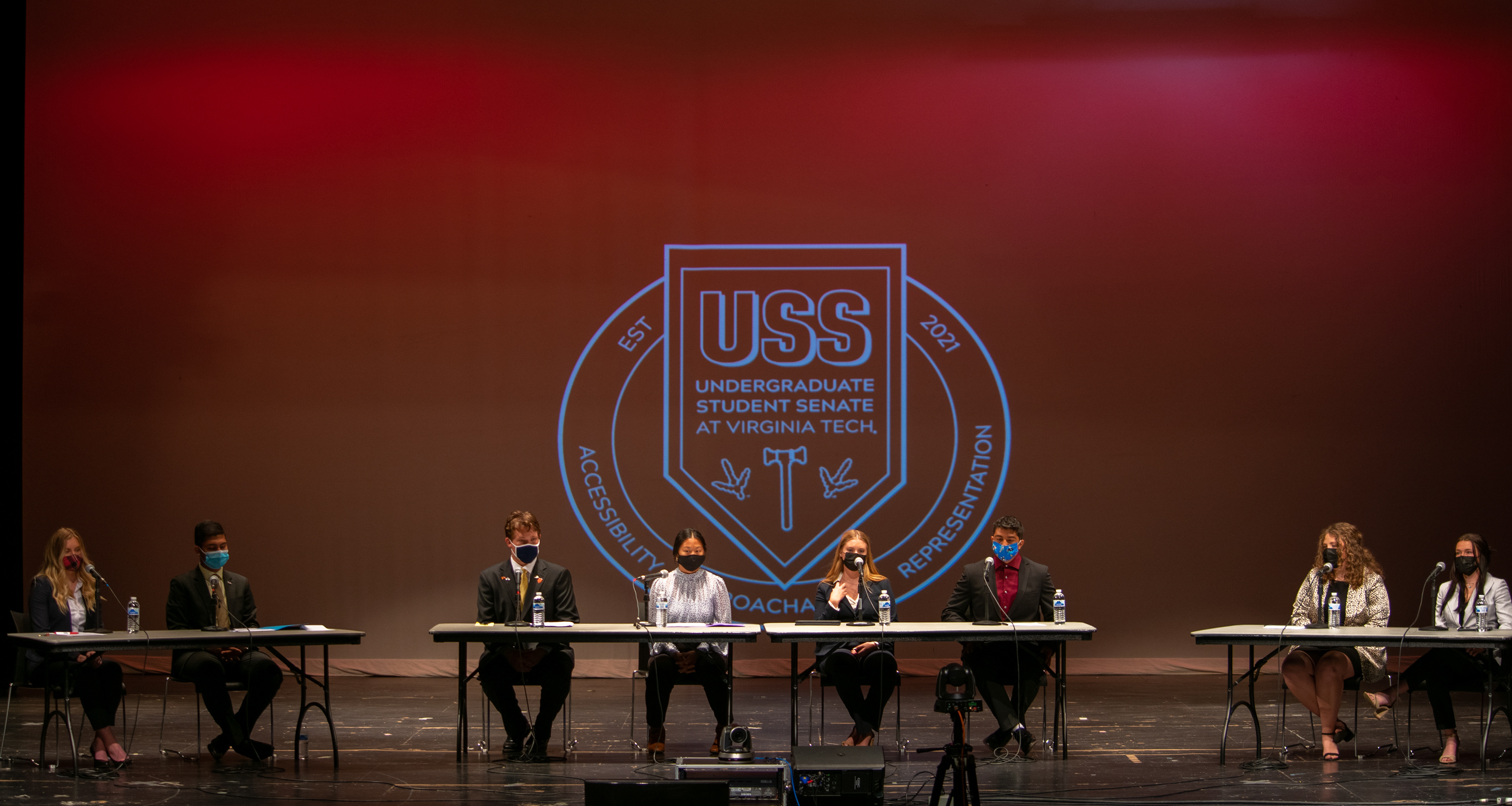 The Undergraduate Student Senate at Virginia Tech has four Vice positions and a Presidential position.
