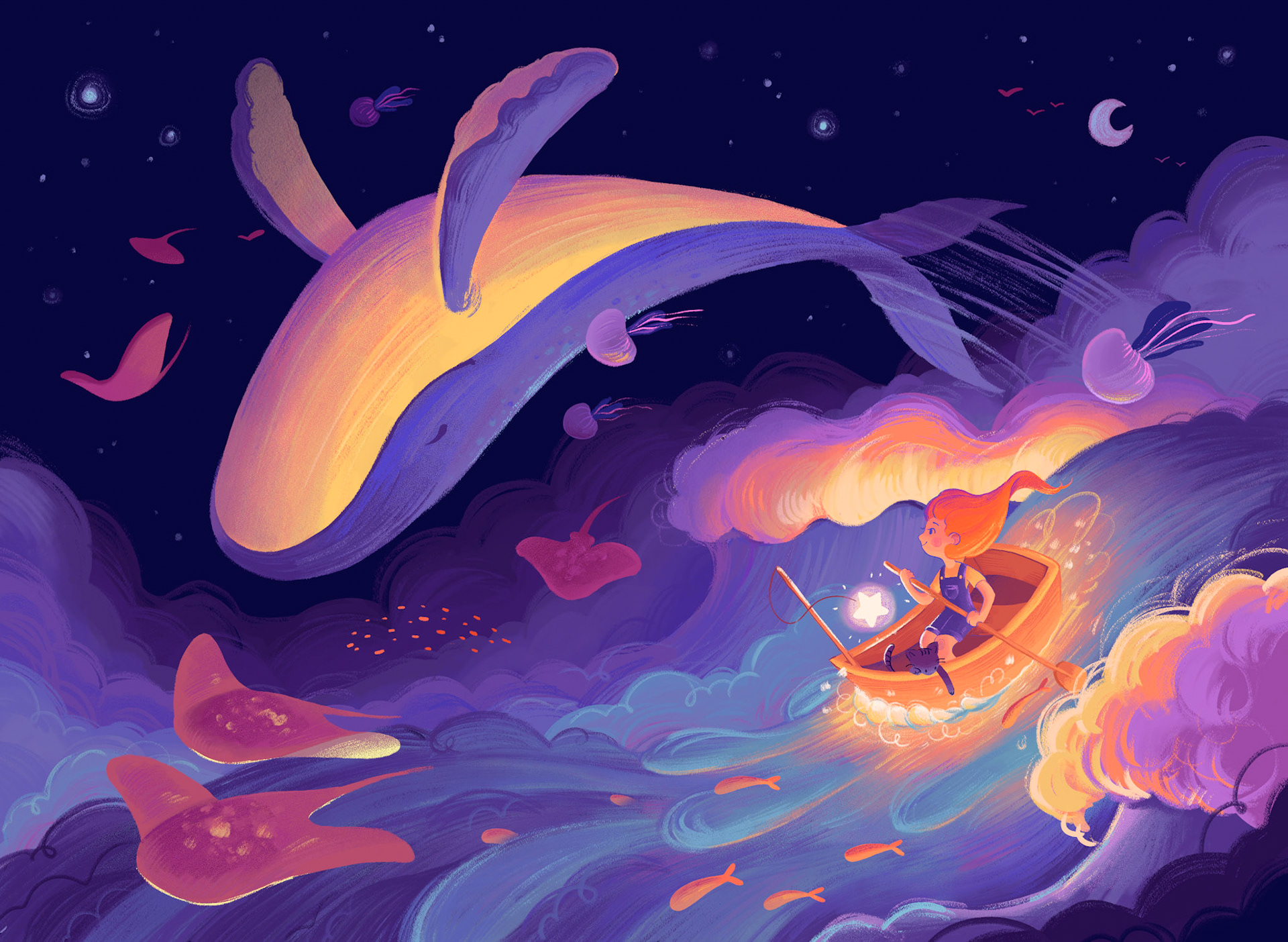 Sea of Clouds; Photoshop, 2023