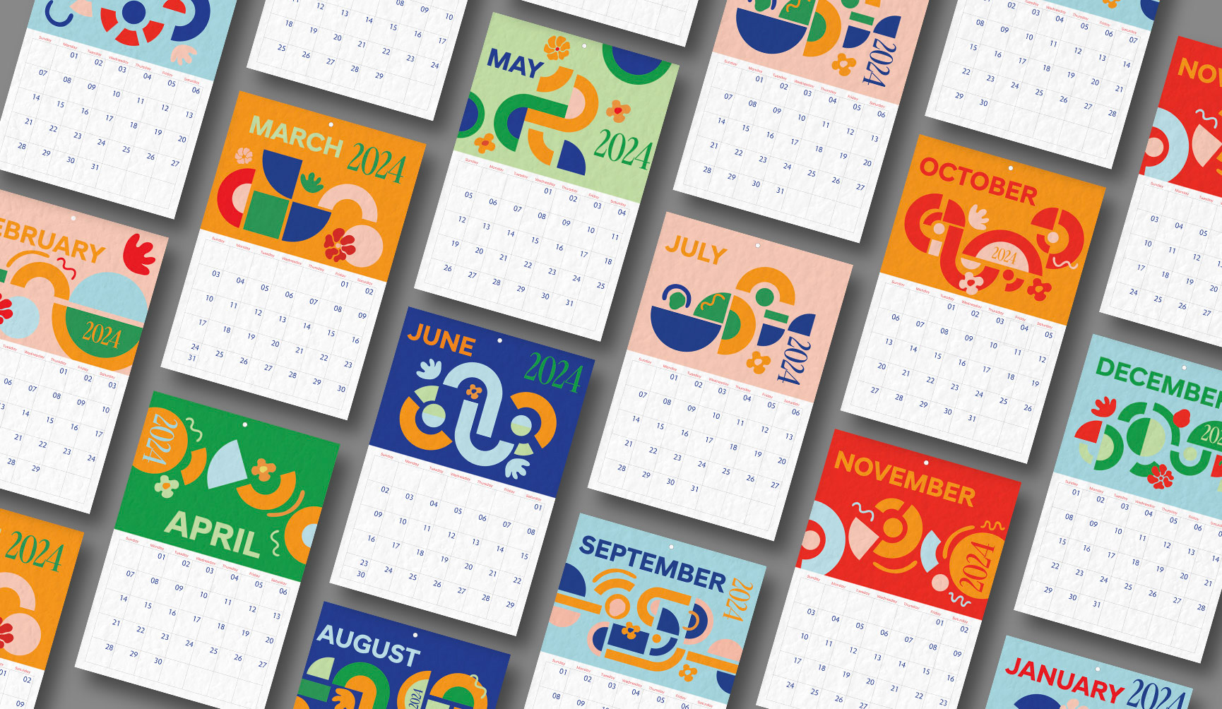 Wall Calendar Months