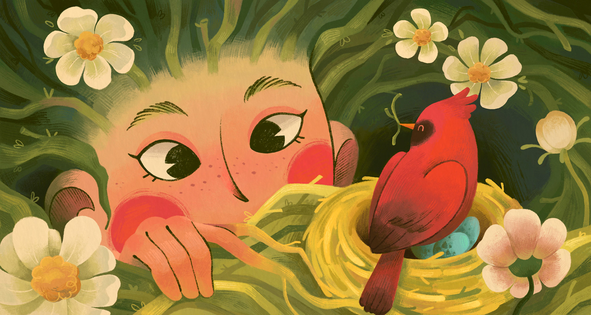 Nest Head; Procreate, 2023