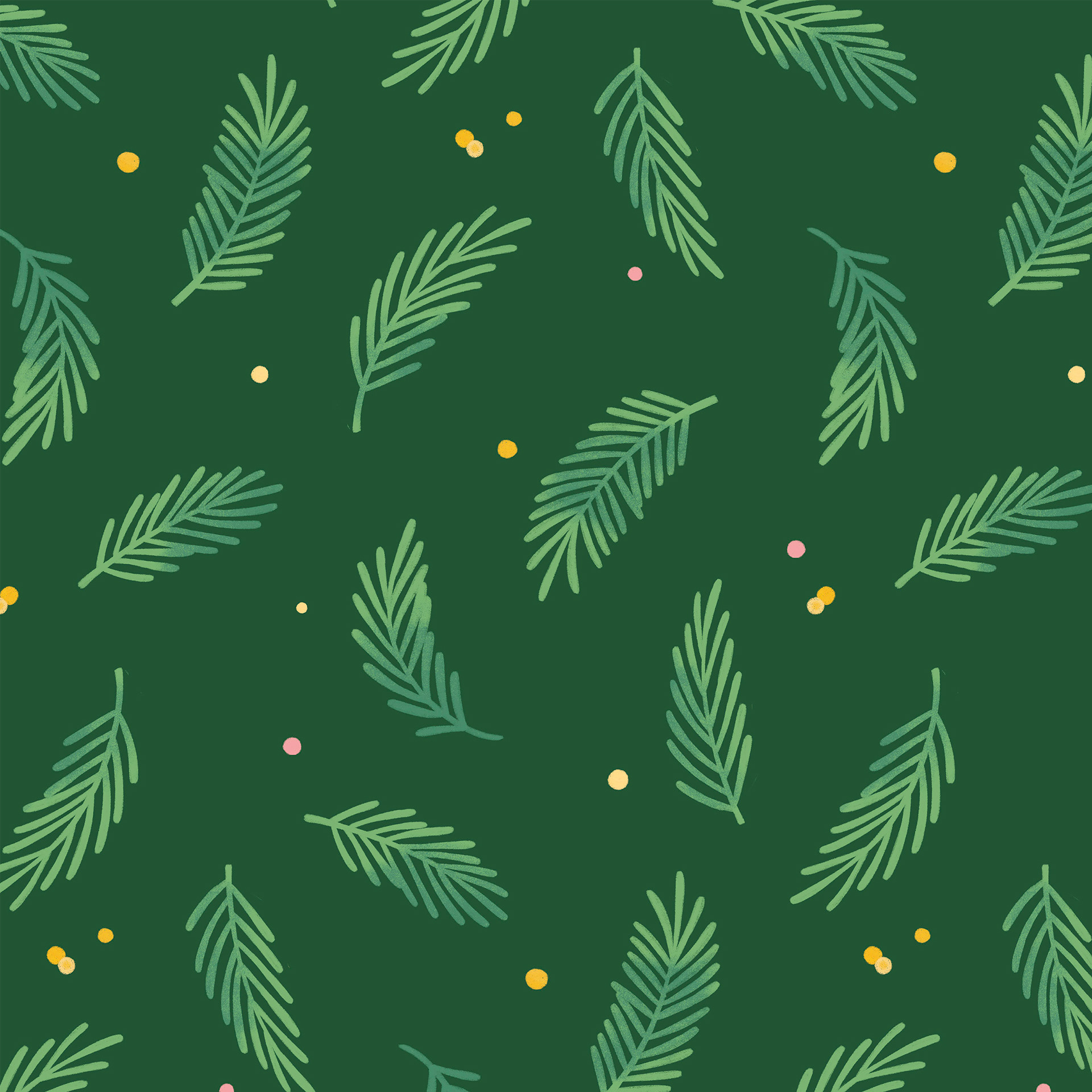 Motifs rendered in Procreate, assembled in Illustrator