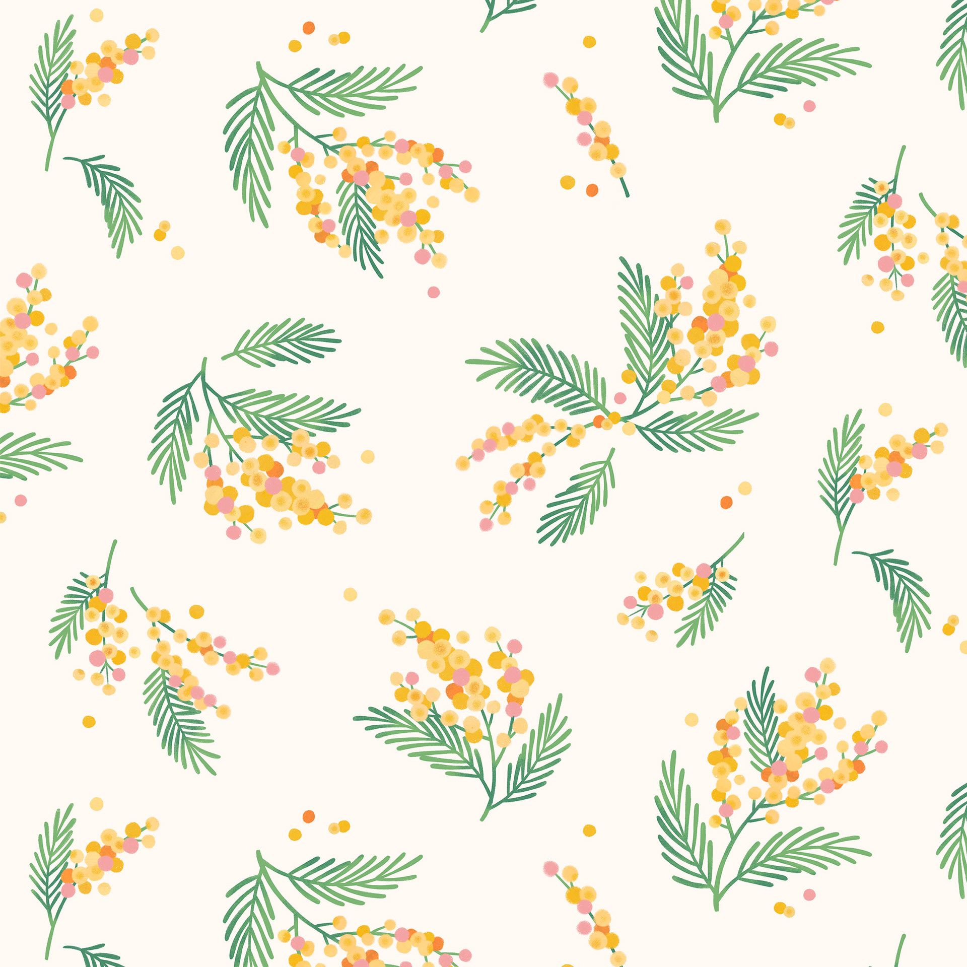Motifs rendered in Procreate, assembled in Illustrator