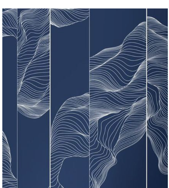 With a few iterations we presented the abstract blue whale inspired design. 