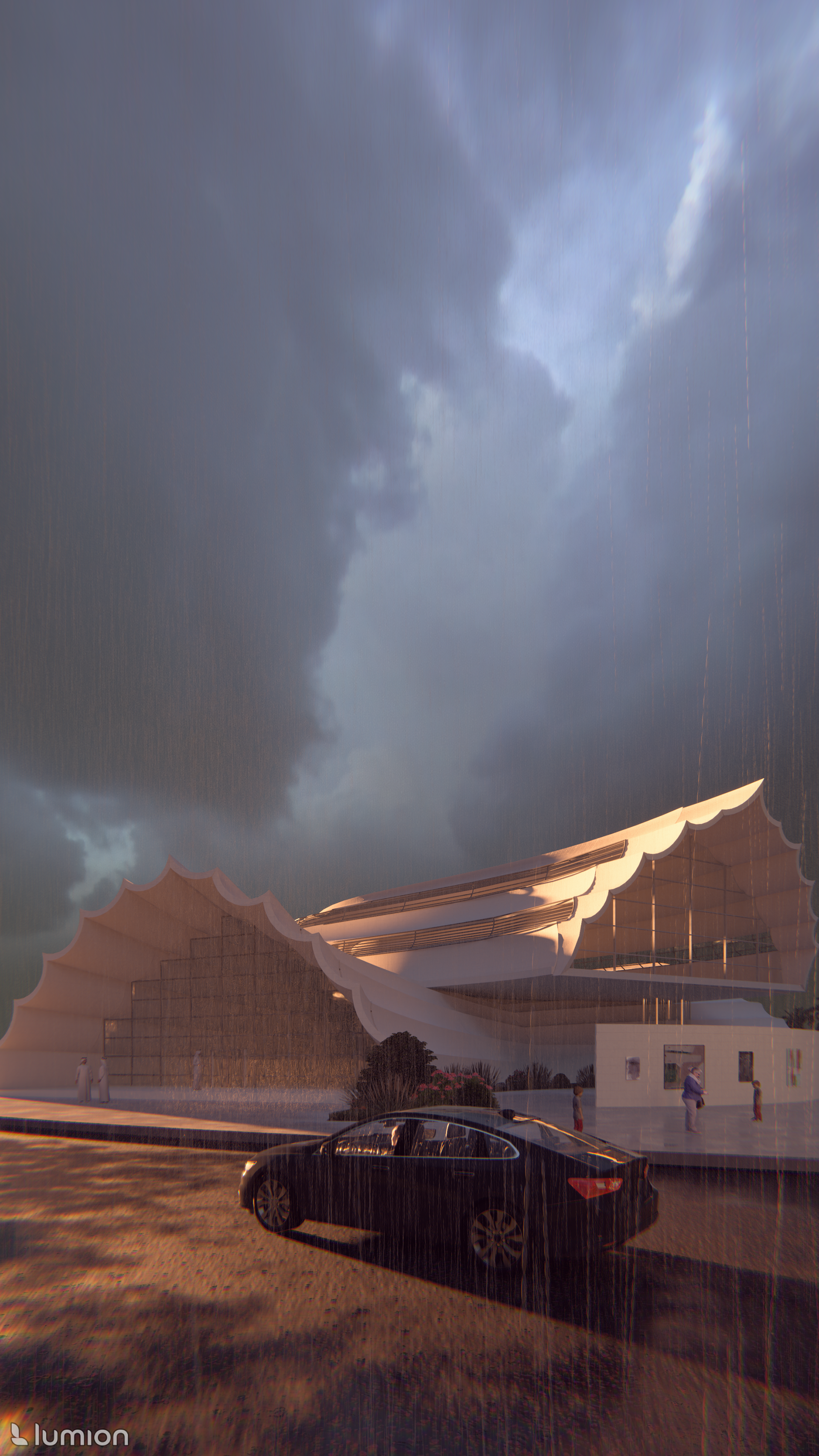 Exterior perspective