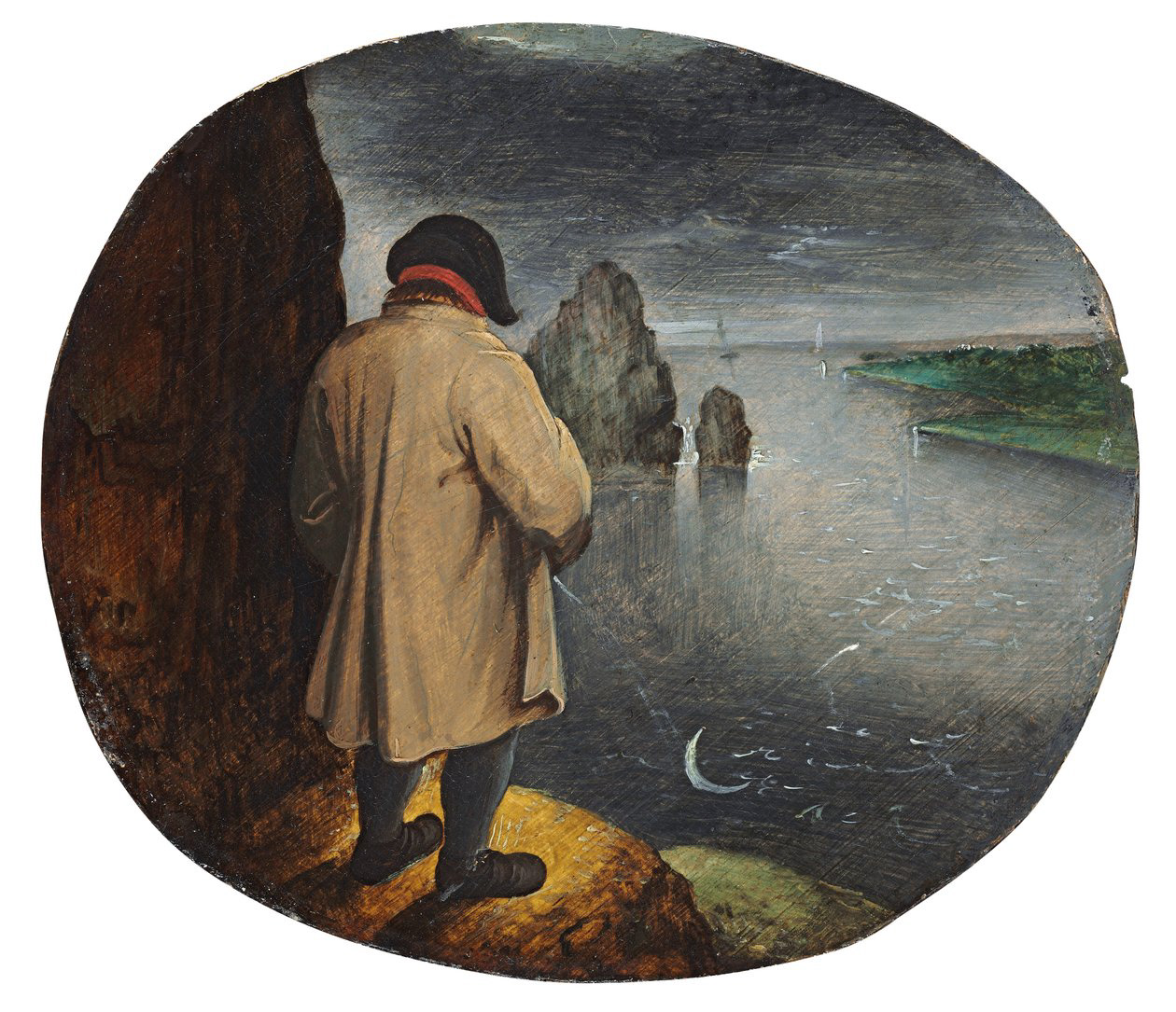 Pieter Bruegel The Elder, Pissing Against the Moon, 1559