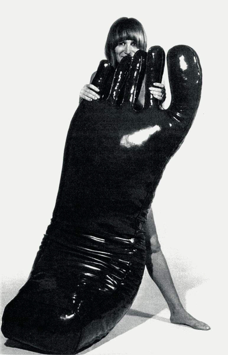 Nicola L with The Giant Foot in 1969