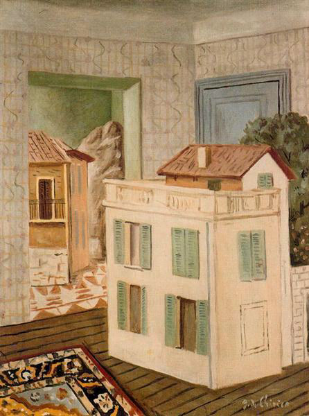Giorgio de Chirico, The house in the house, 1924