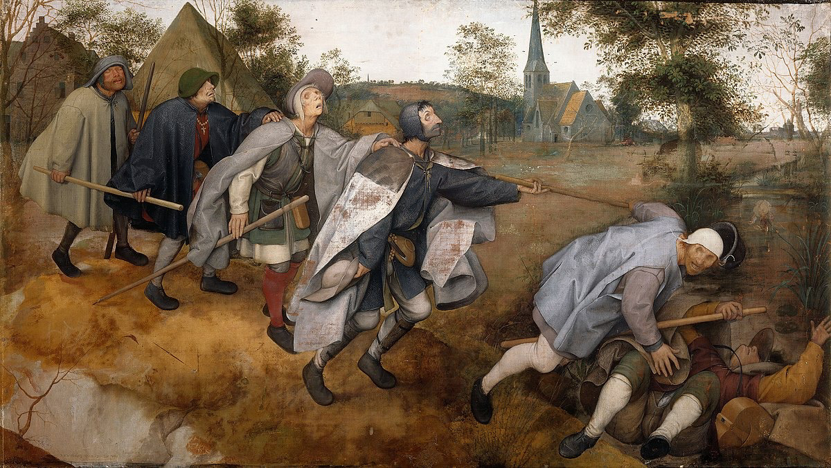 Pieter Bruegel, The Blind Leading the Blind, 1568