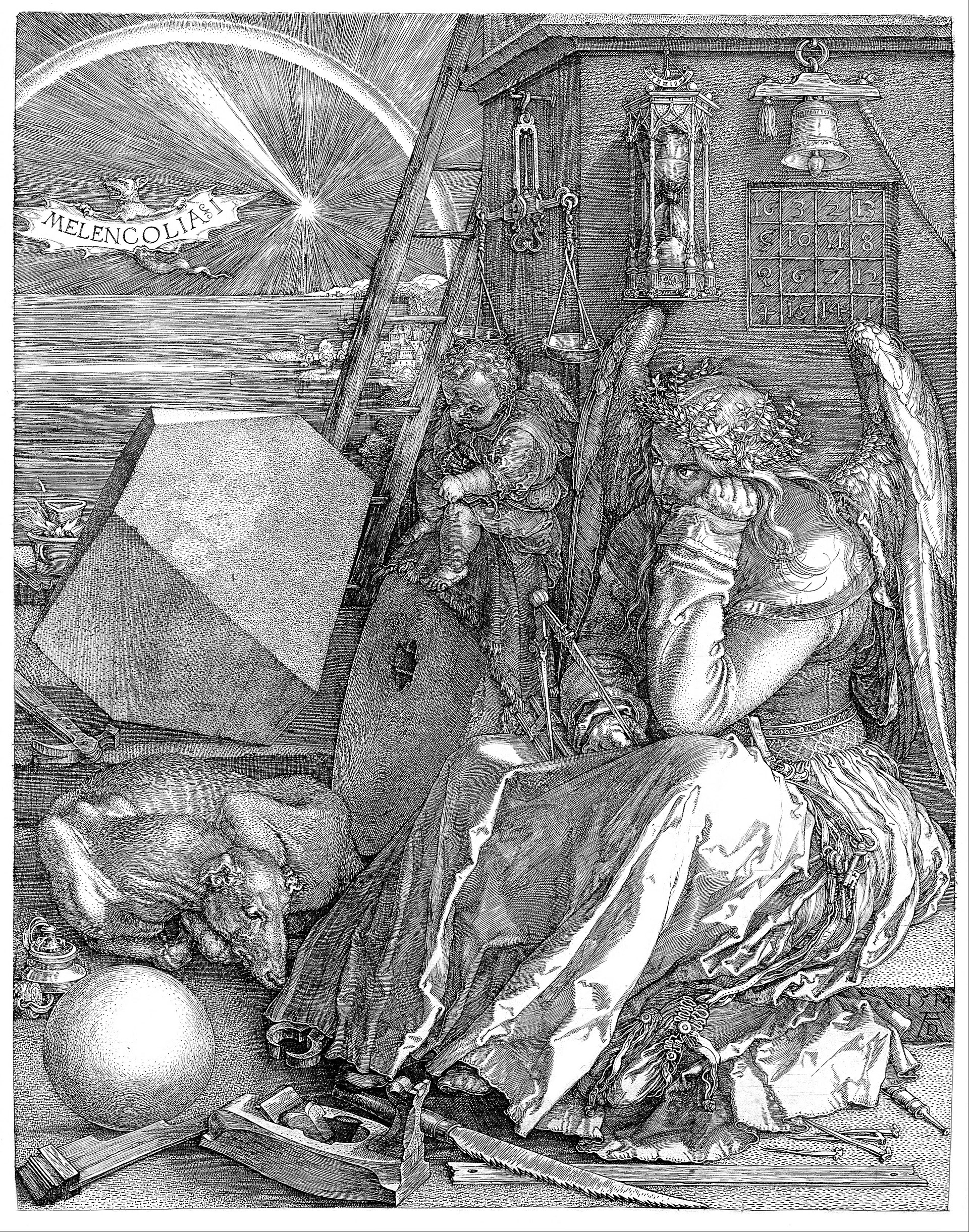 Albrecht Durer, Melencolia I, 1514