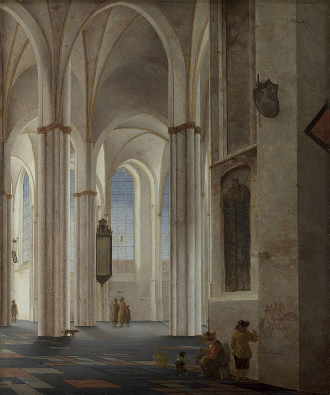 Pieter Saenredam, The Interior of the Buurkerk at Utrecht, 1644